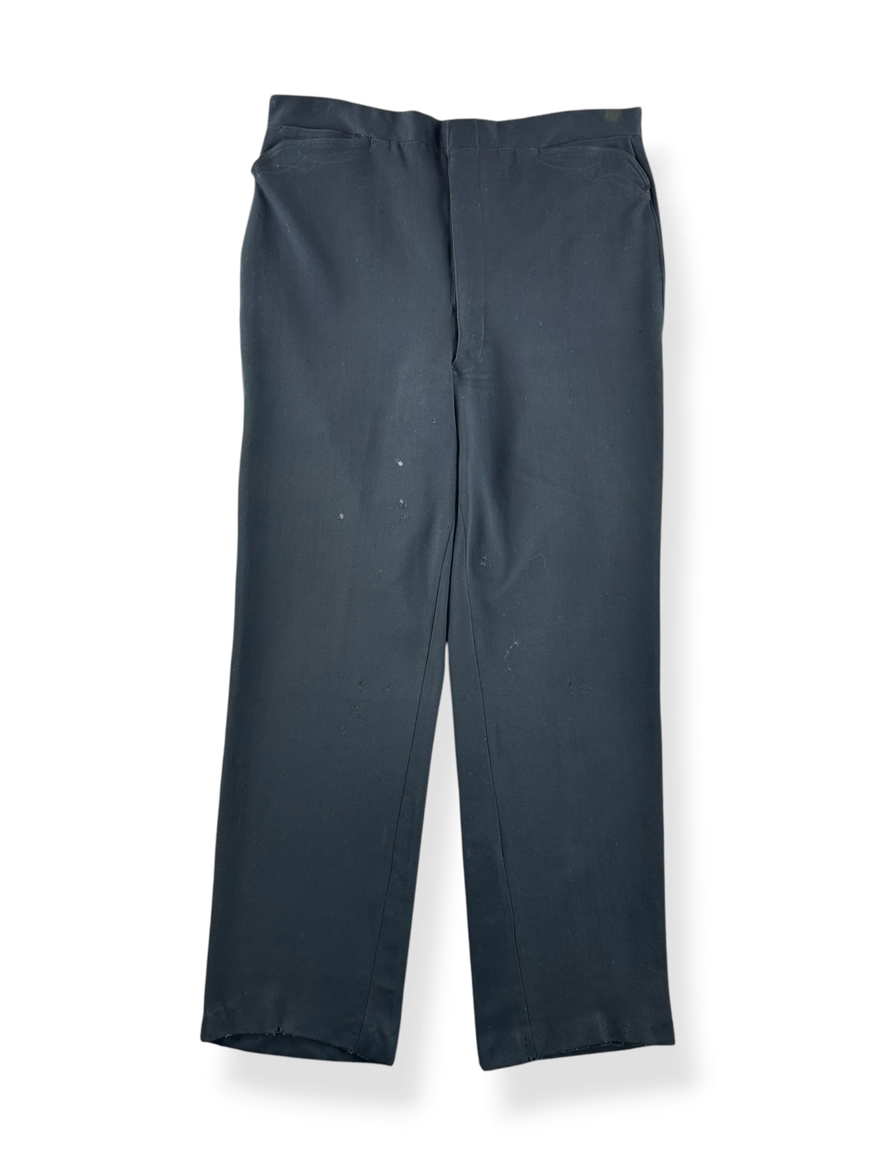 Front of Vintage Early 20th Century Buckle Back Trousers W35