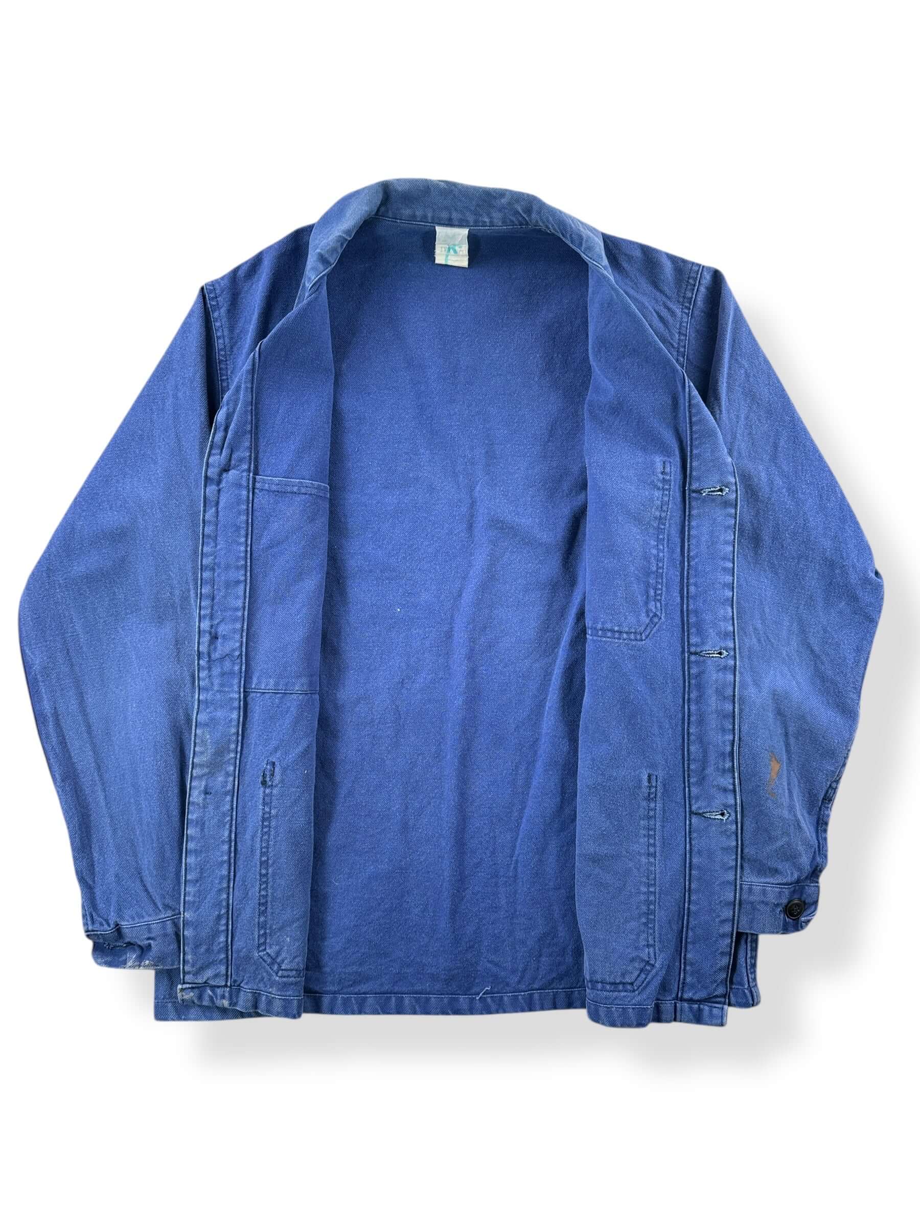 Inside of Vintage Painters French Chore Coat SZ M