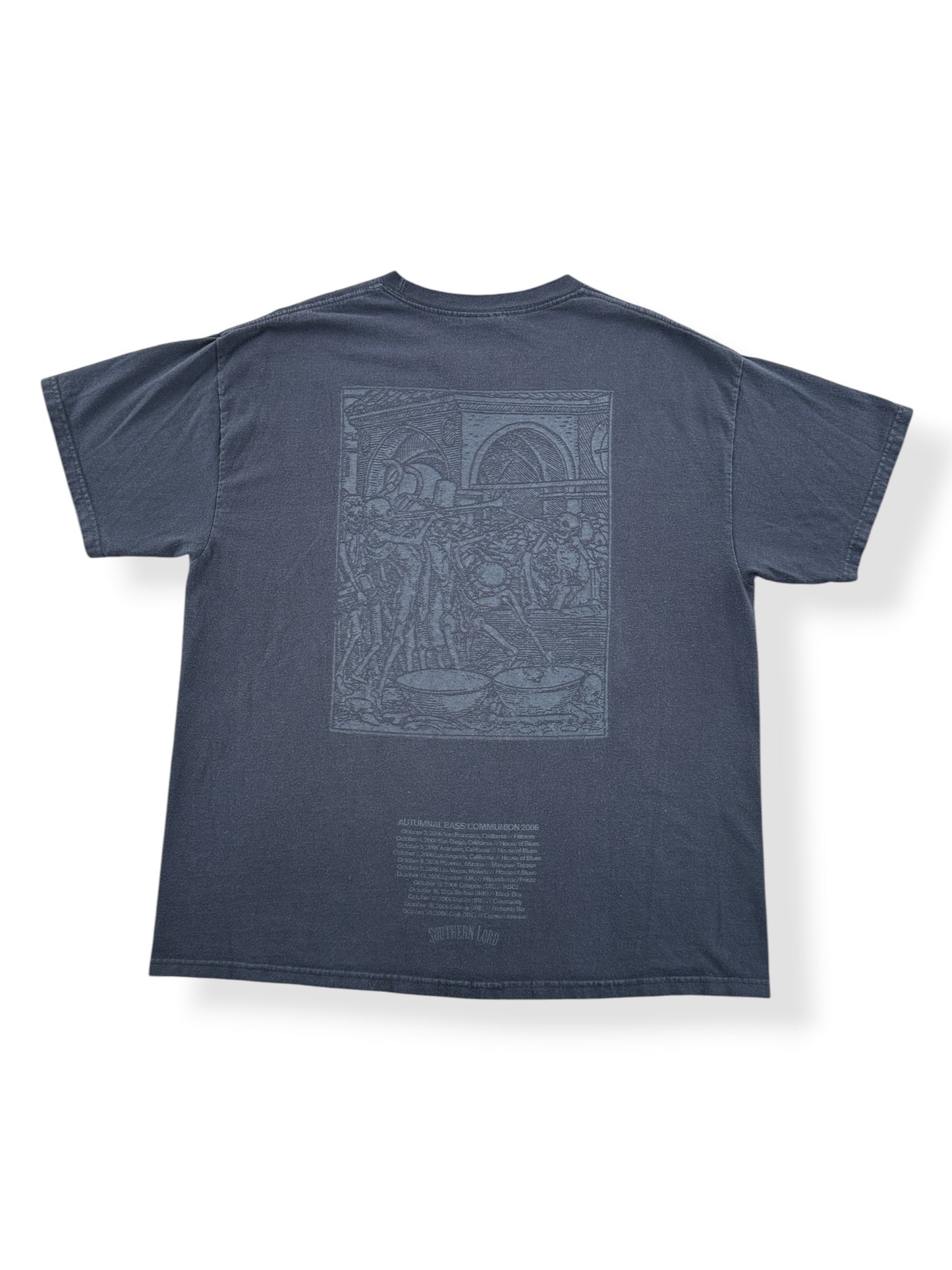 Back of Vintage '06 Sunn O))) Fall Tour Tee SZ XL