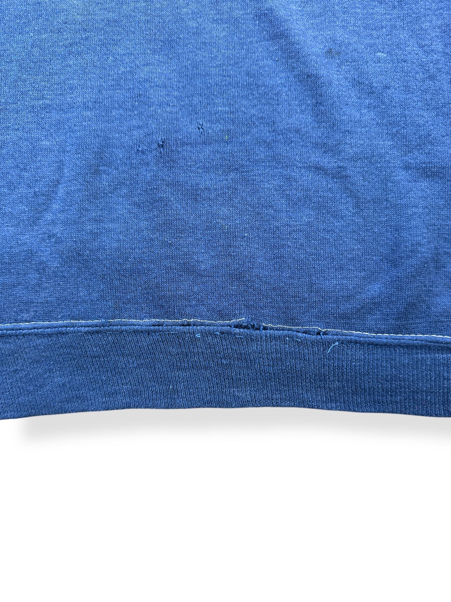 Seam on Vintage 70s Tiger Patch Short Sleeve Sweatshirt SZ L