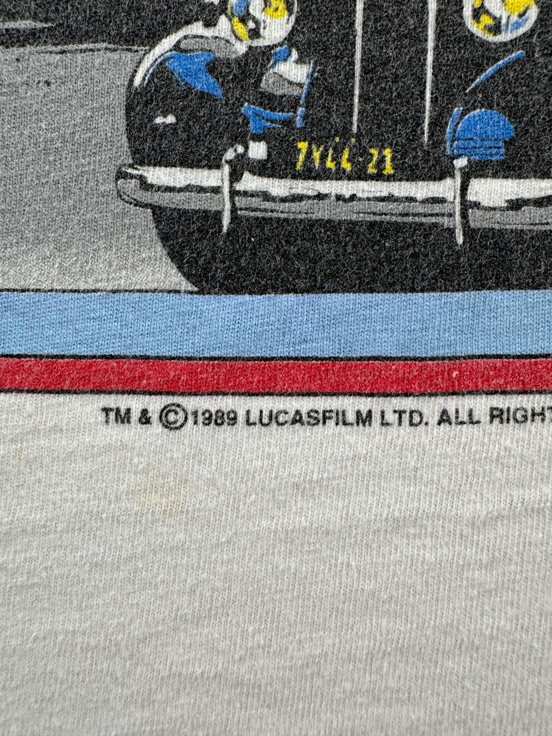 Trademark on Vintage Indiana Jones Last Crusade Tee SZ L (Fits M)