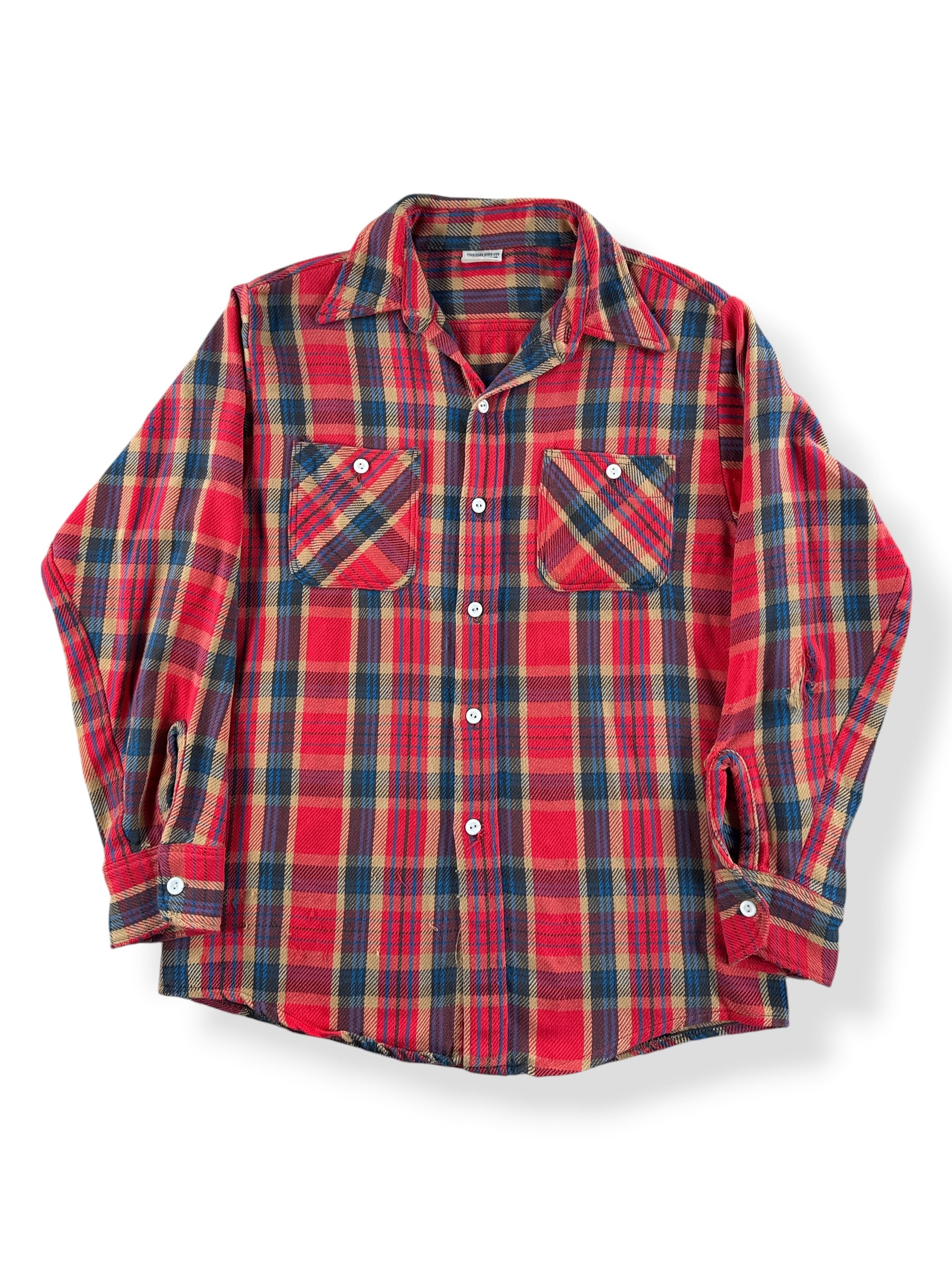 Front of Vintage Ely Cotton Flannel SZ S/M