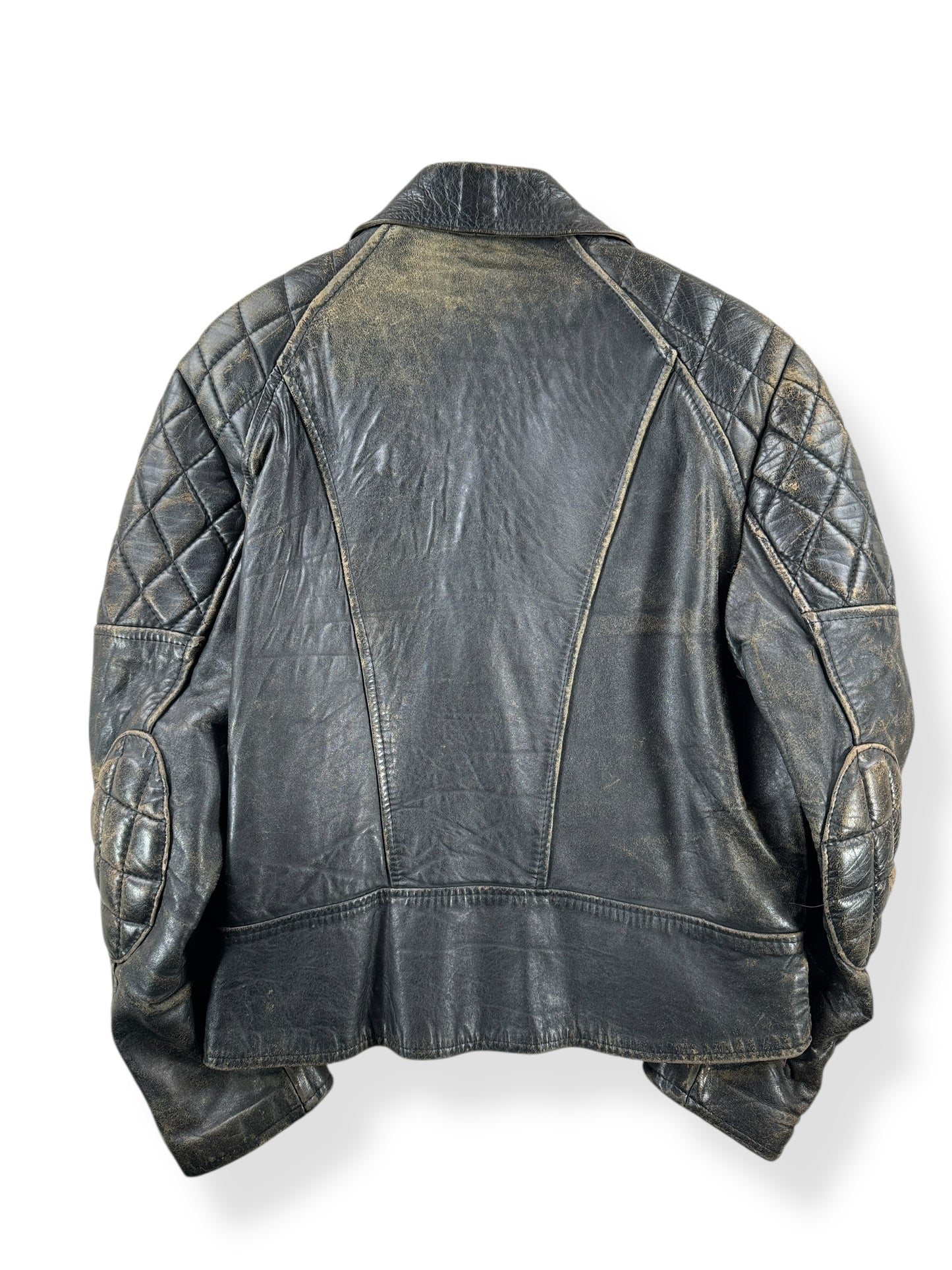 Back of Vintage Lewis Leathers Jacket SZ M