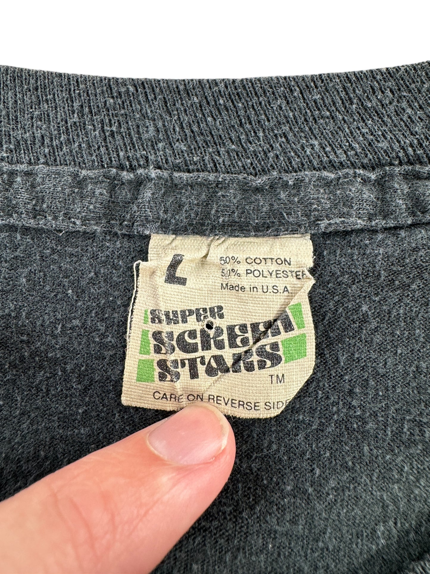 Tag on Vintage Nasty's Custom Cycles Las Vegas Tee SZ M