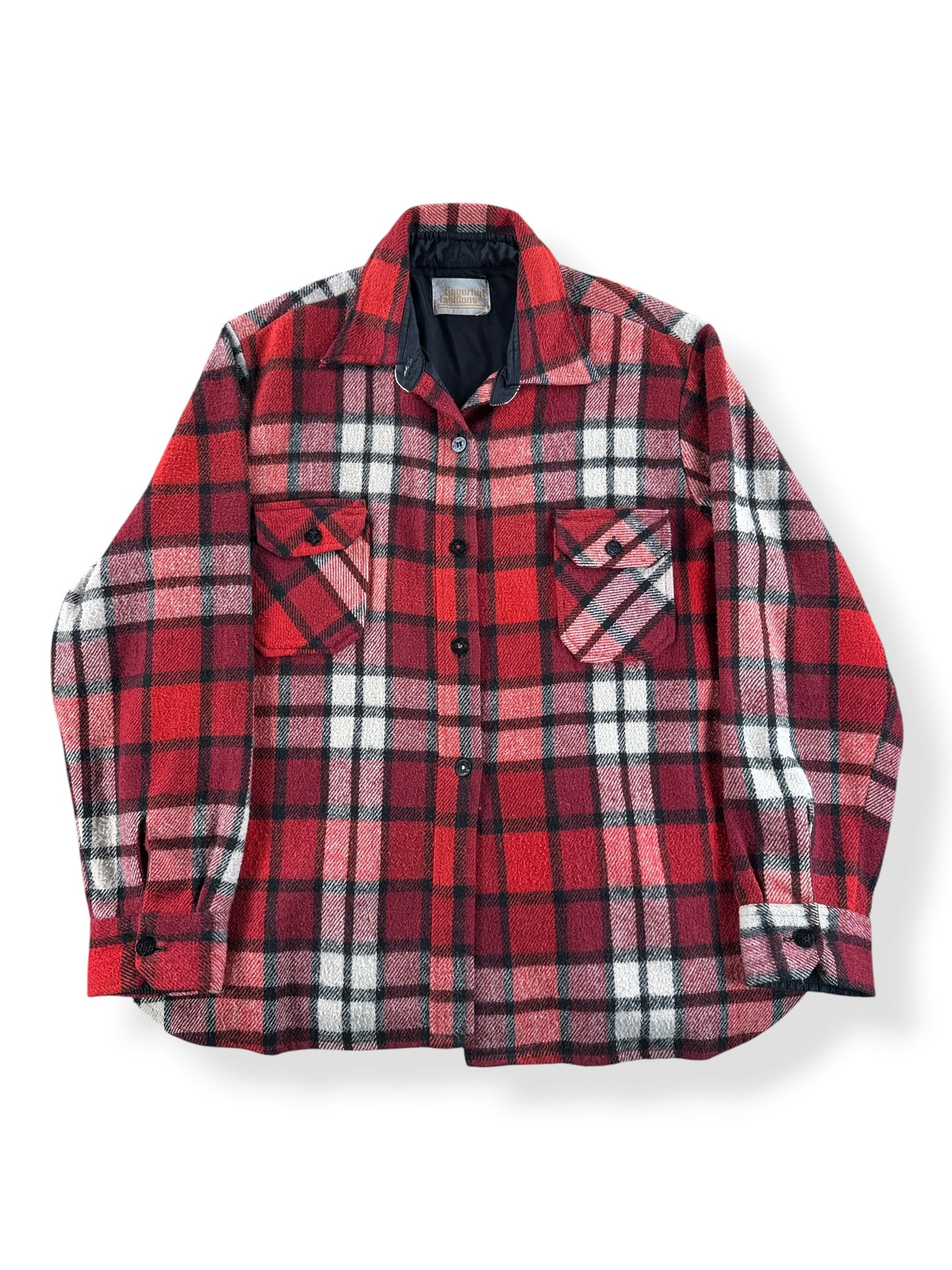 Front of Vintage Fingerhut Fashions CPO Flannel SZ L