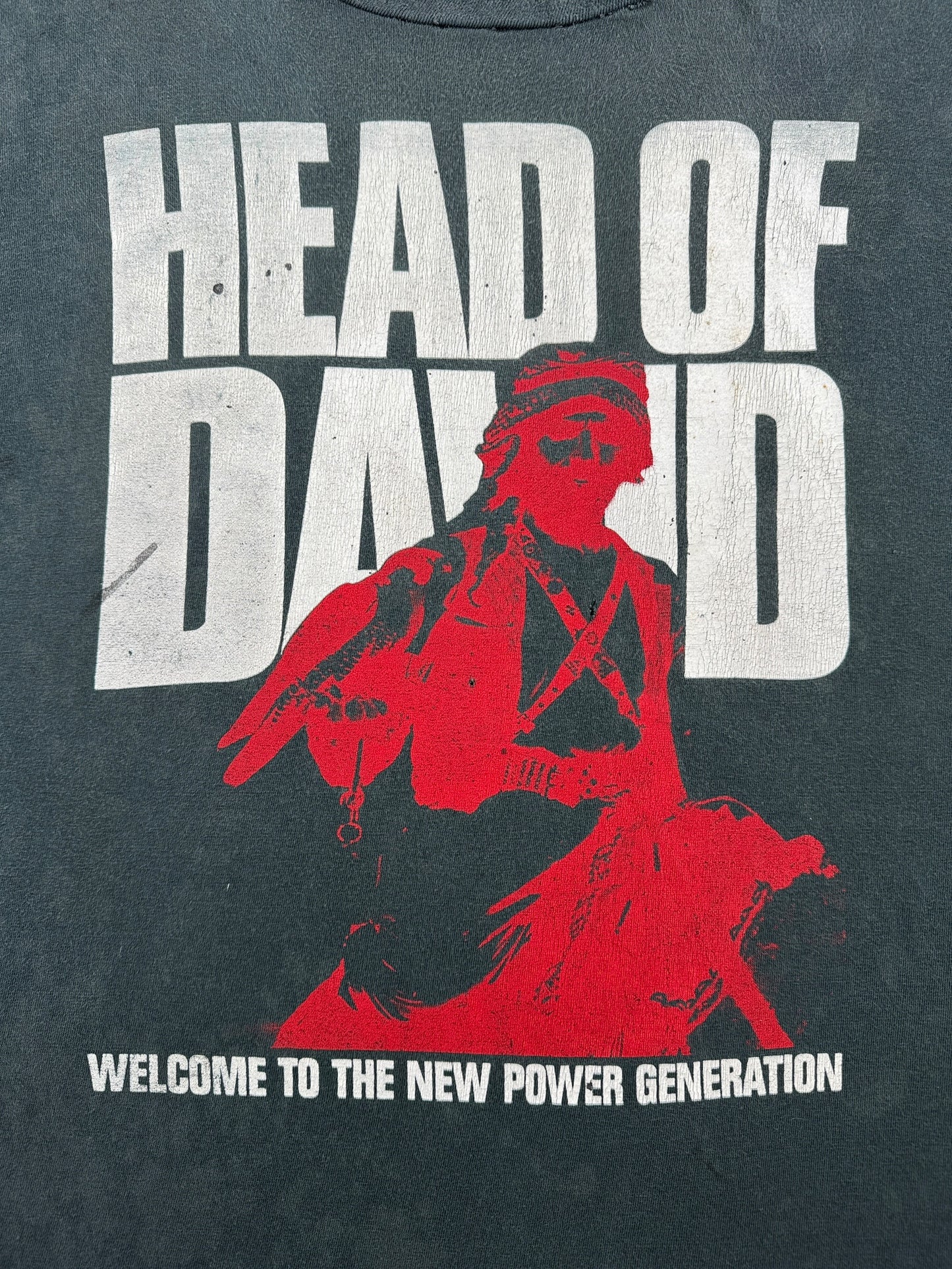 Graphic of Vintage Proto-Godflesh Head of David Tee SZ XL