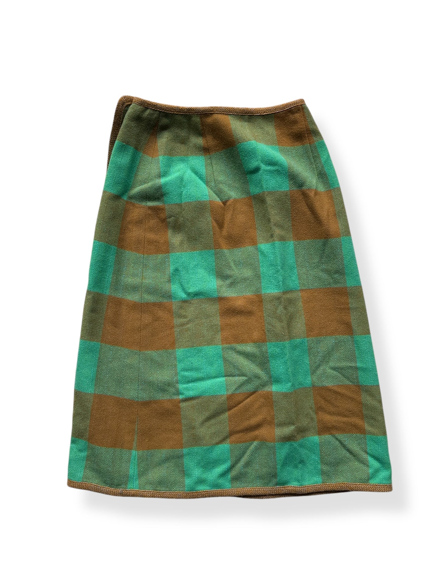 Back of Vintage Pendleton Wrap Skirt SZ 10