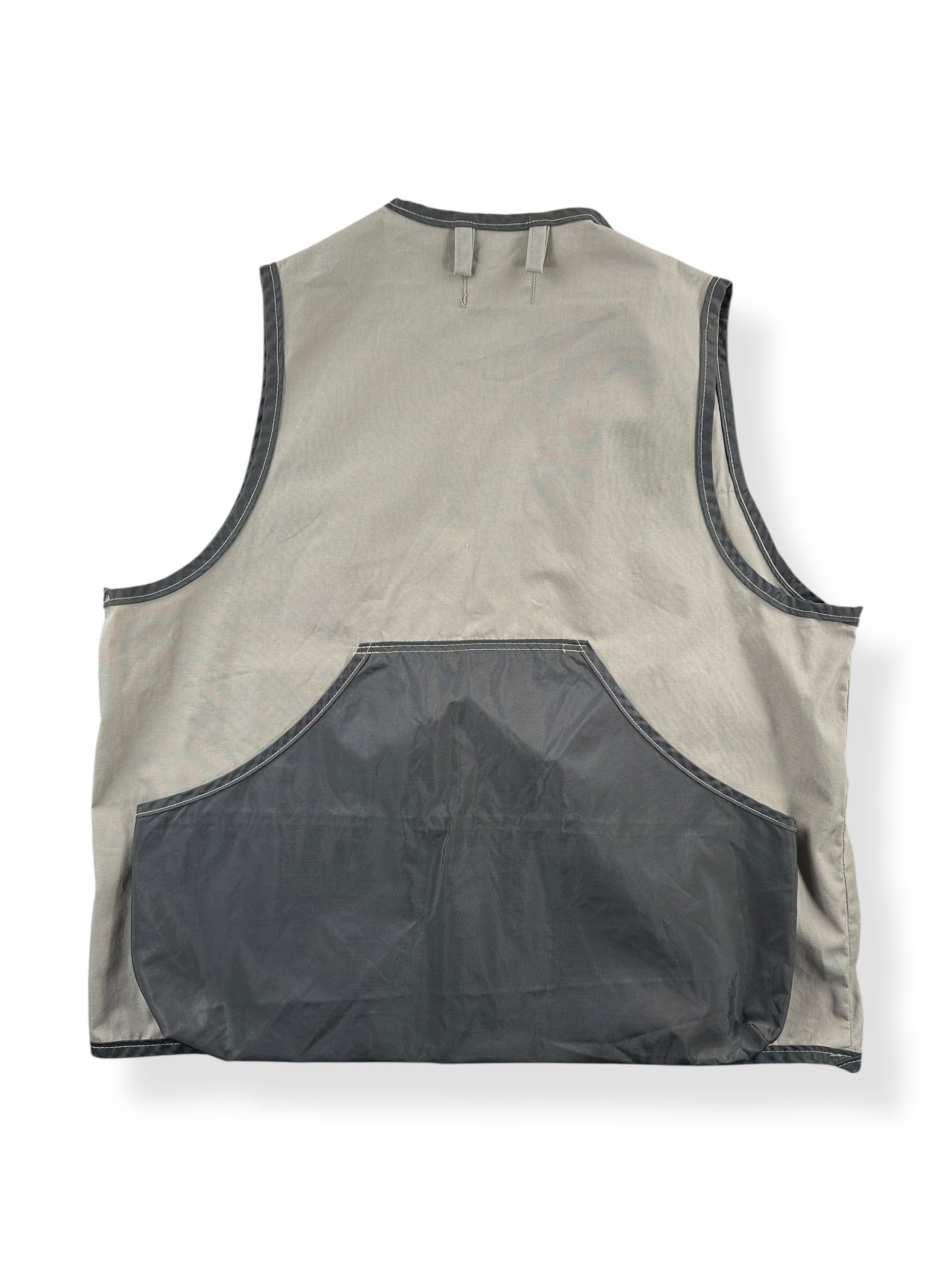 Back of Vintage Jim "Catfish" Hunter Vest SZ XL