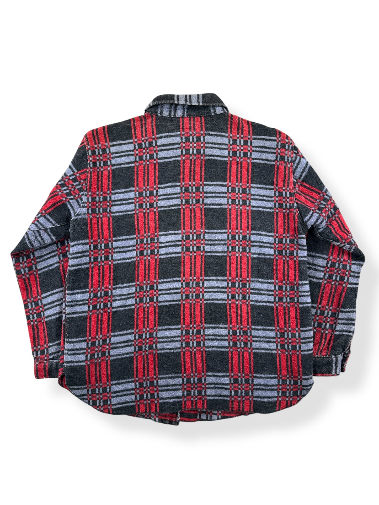 Back of Vintage 50s Unbranded Camp Flannel SZ S