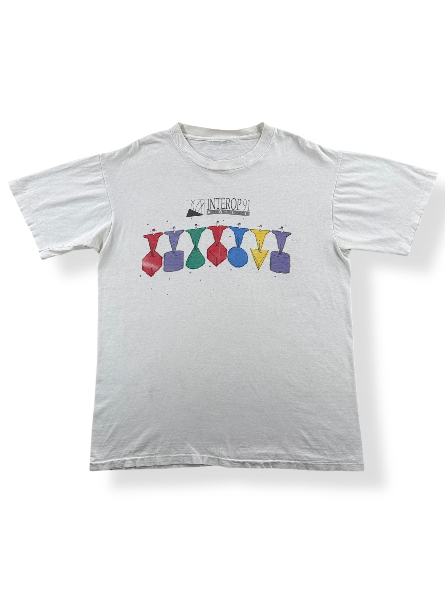 Front of Vintage Interop Graphic Tee SZ L