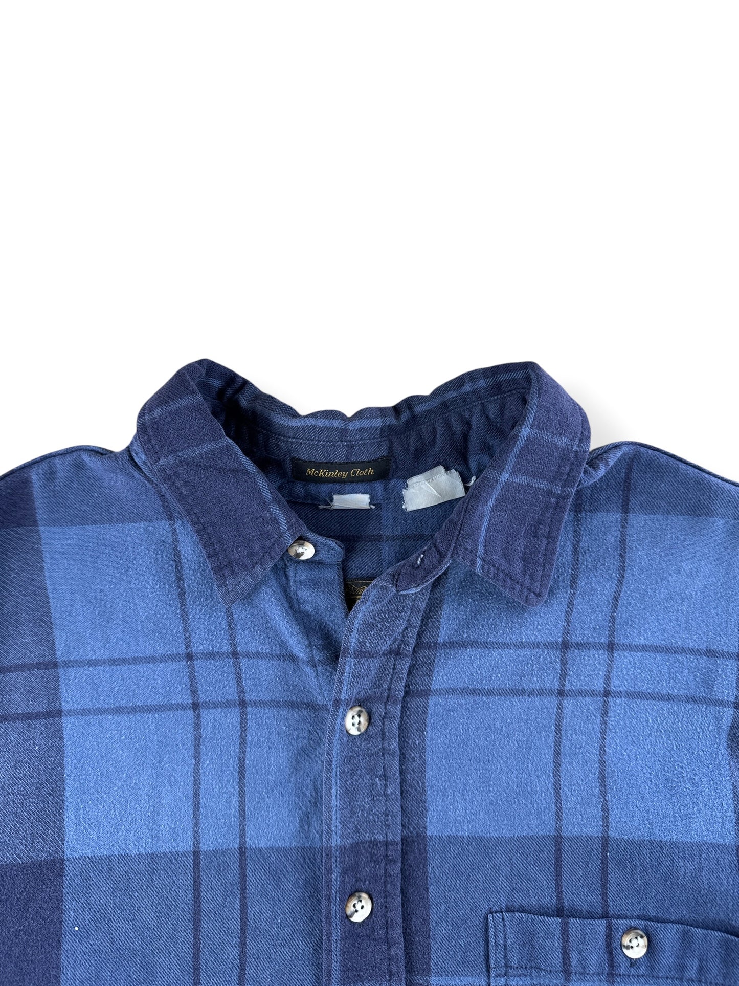 Collar on Vintage 90s Eddie Bauer Flannel SZ XL