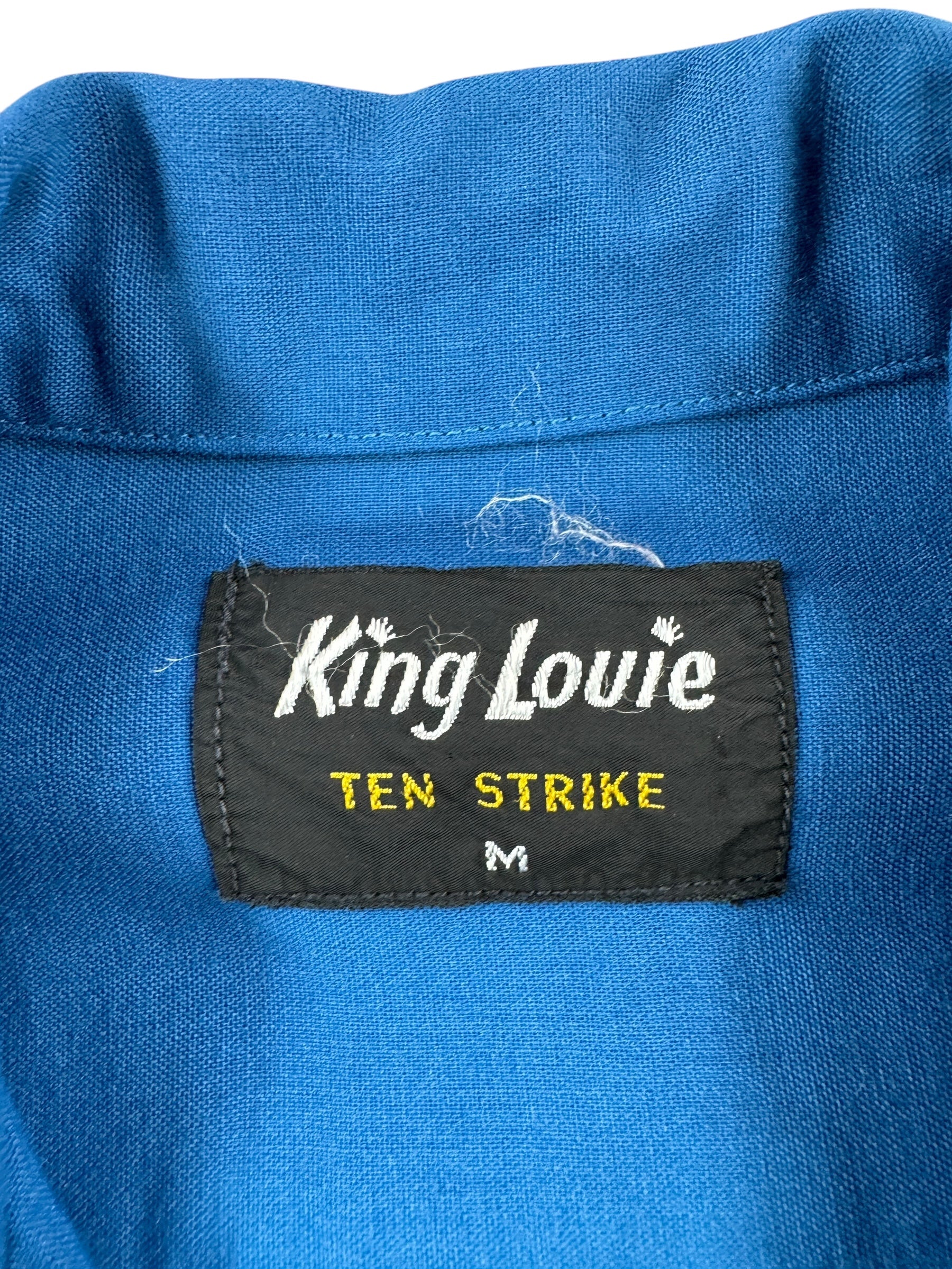 Tag on Vintage Union Carbide Bowling Shirt SZ M