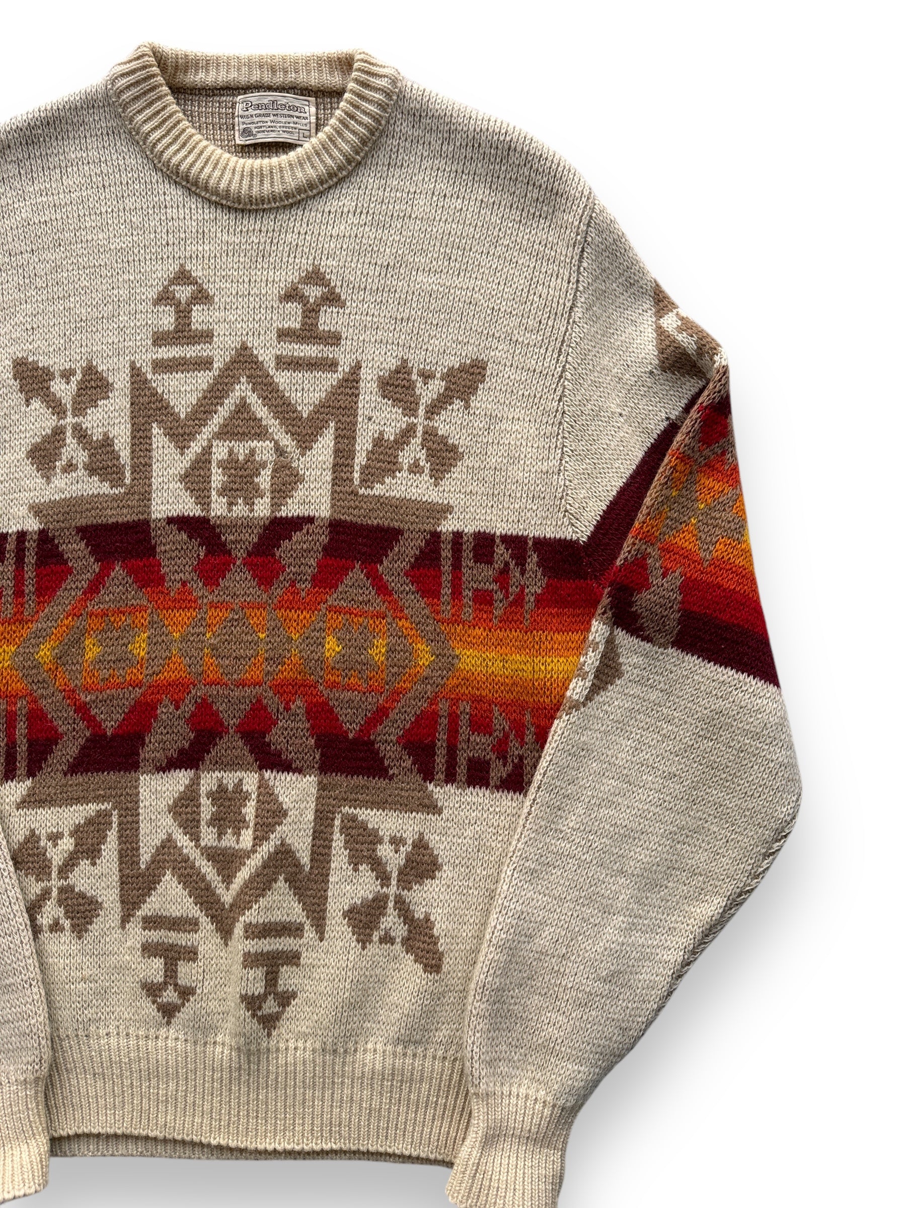 Vintage sale Pendleton Western Ware wool Sweater