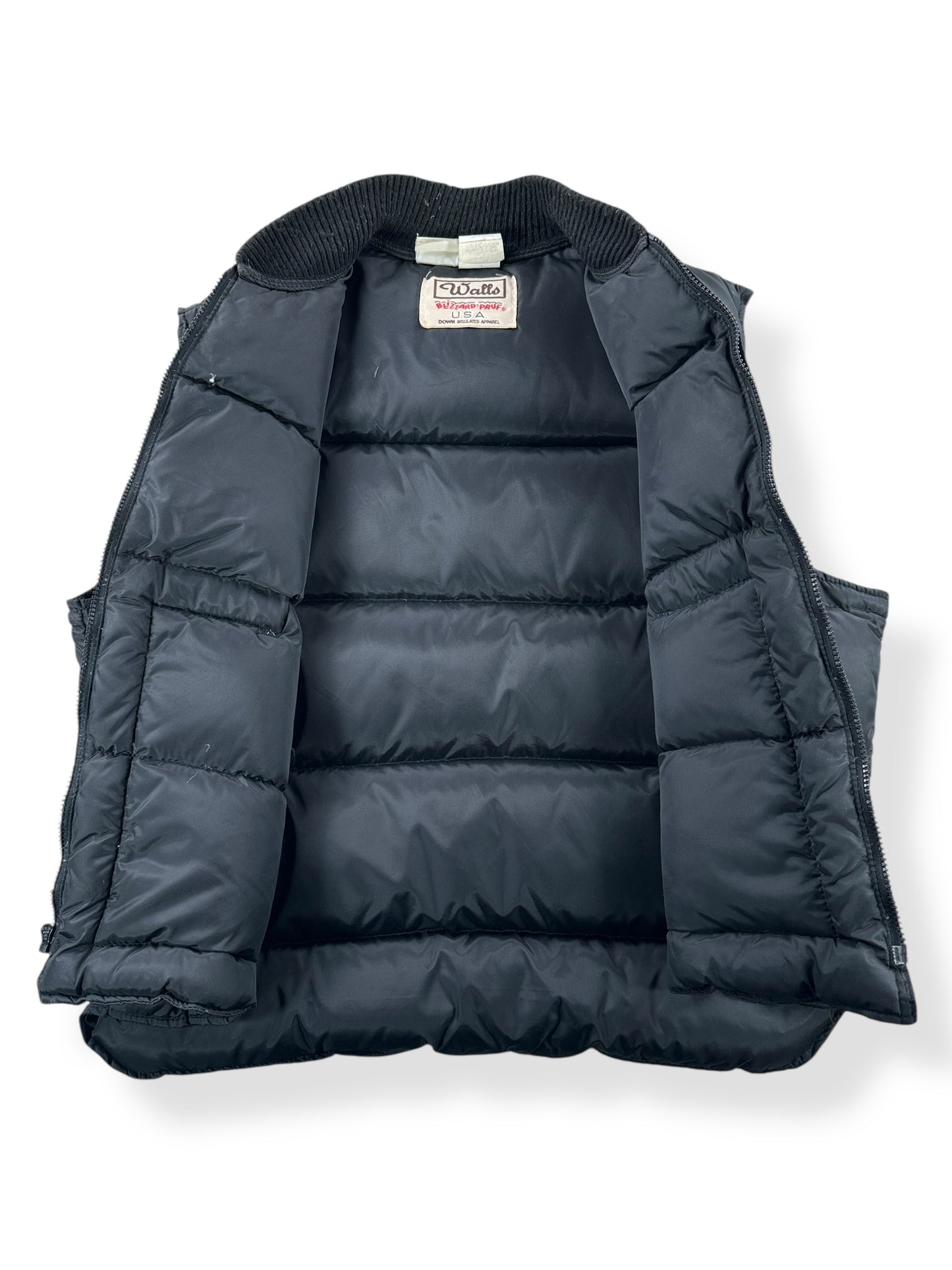 Inside of Vintage Blizzard Pruf Down Vest SZ XL