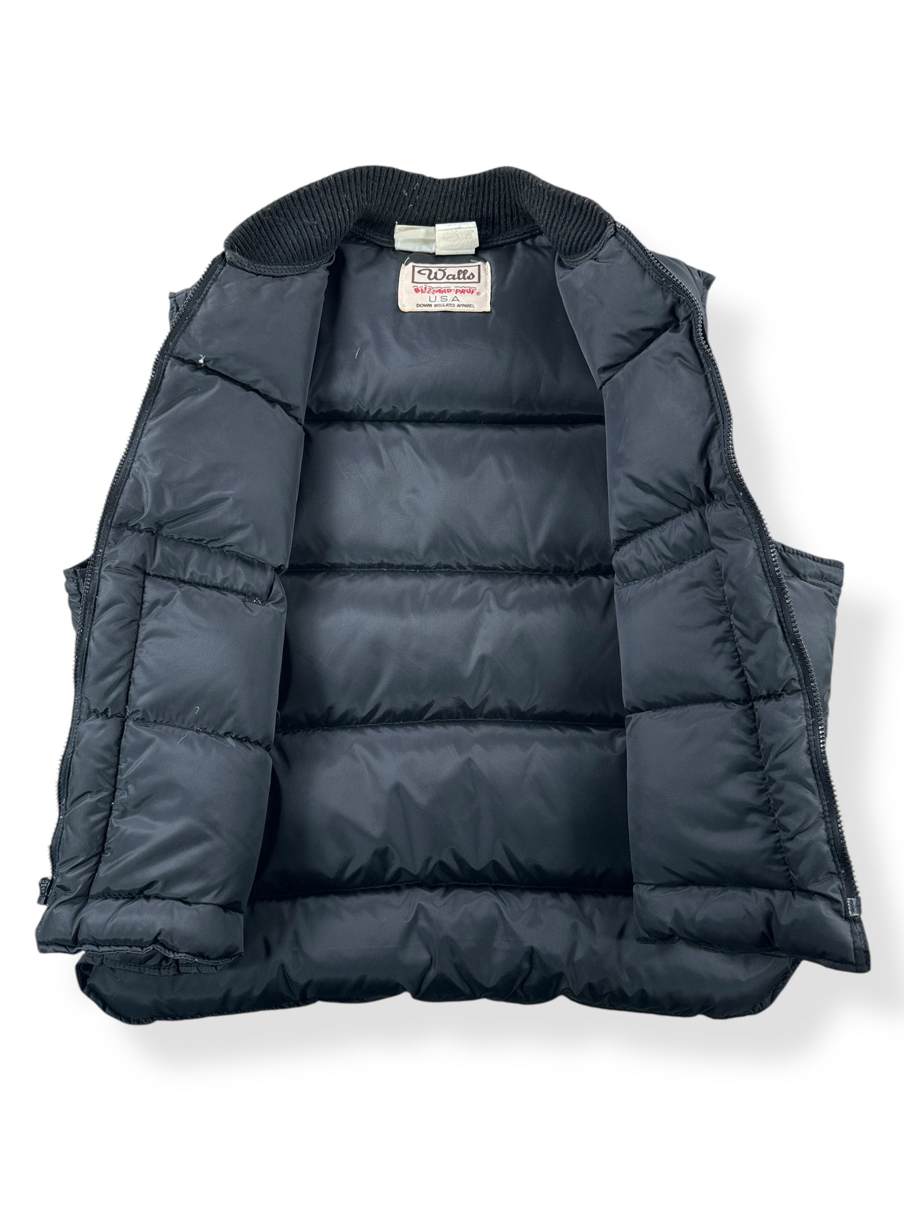 Inside of Vintage Blizzard Pruf Down Vest SZ XL