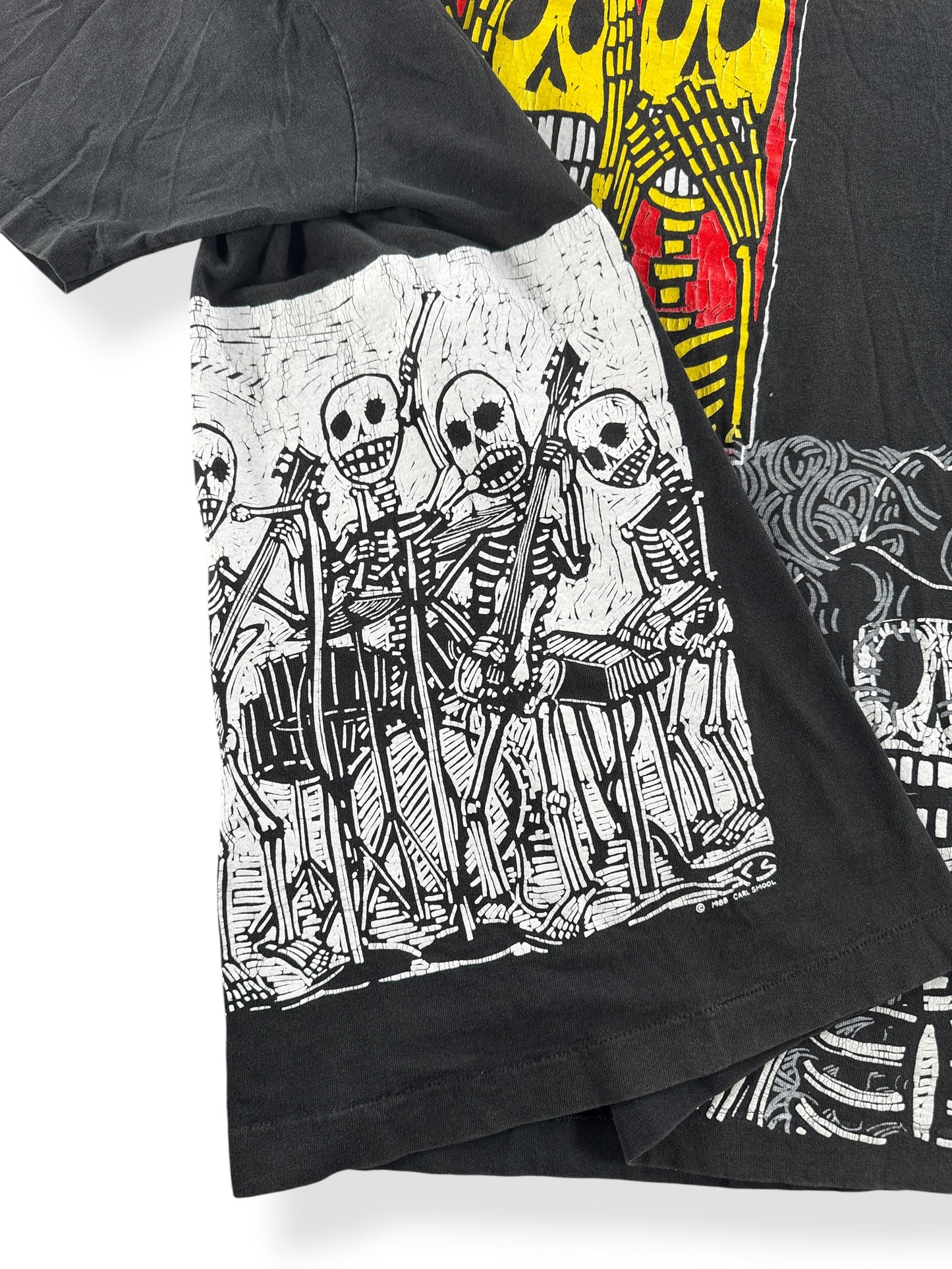 Vintage 80’s Test Print Carl Smool Art Tee SZ XL