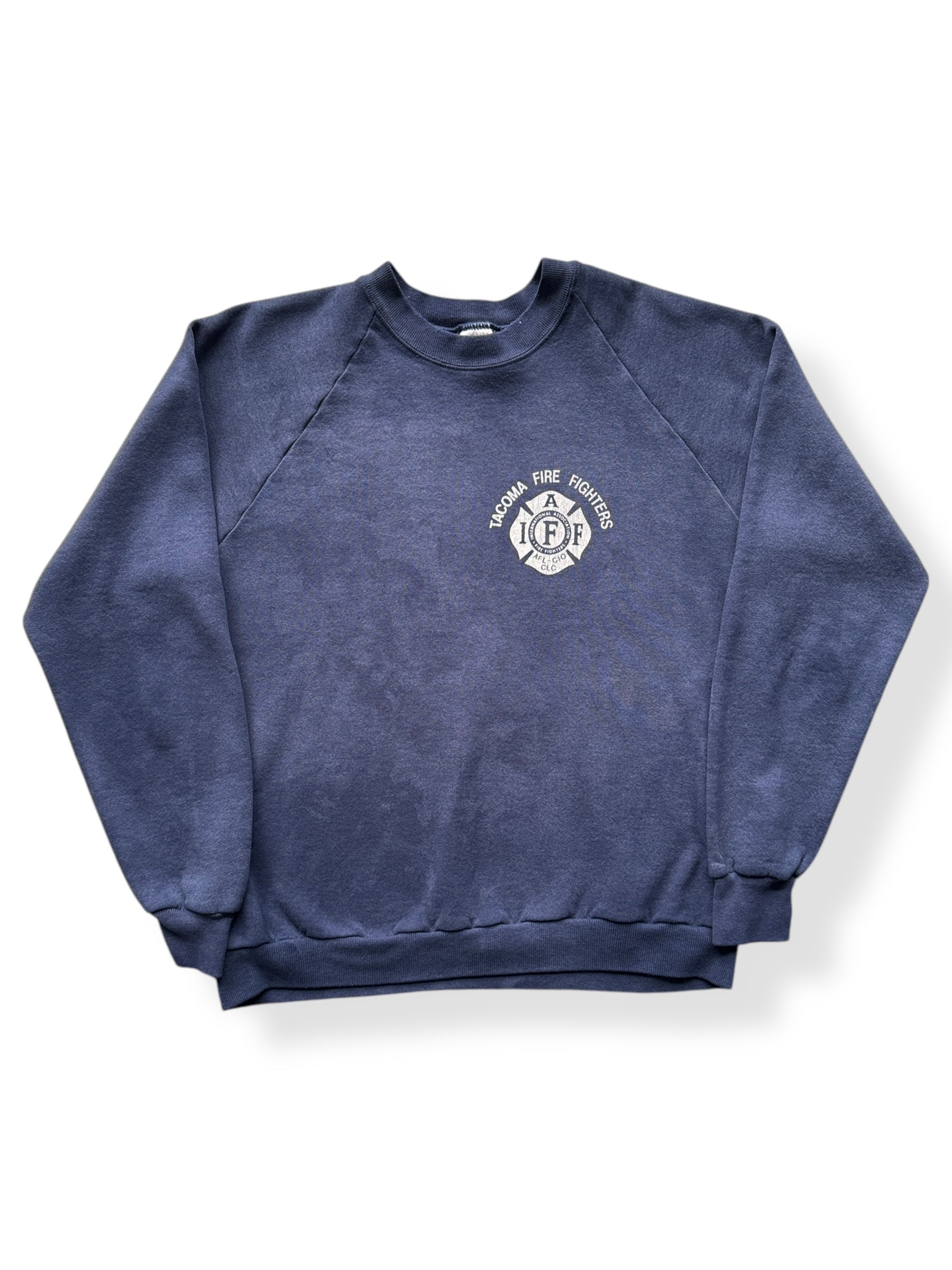 Front of Vintage Tacoma Fire Department Crewneck SZ L