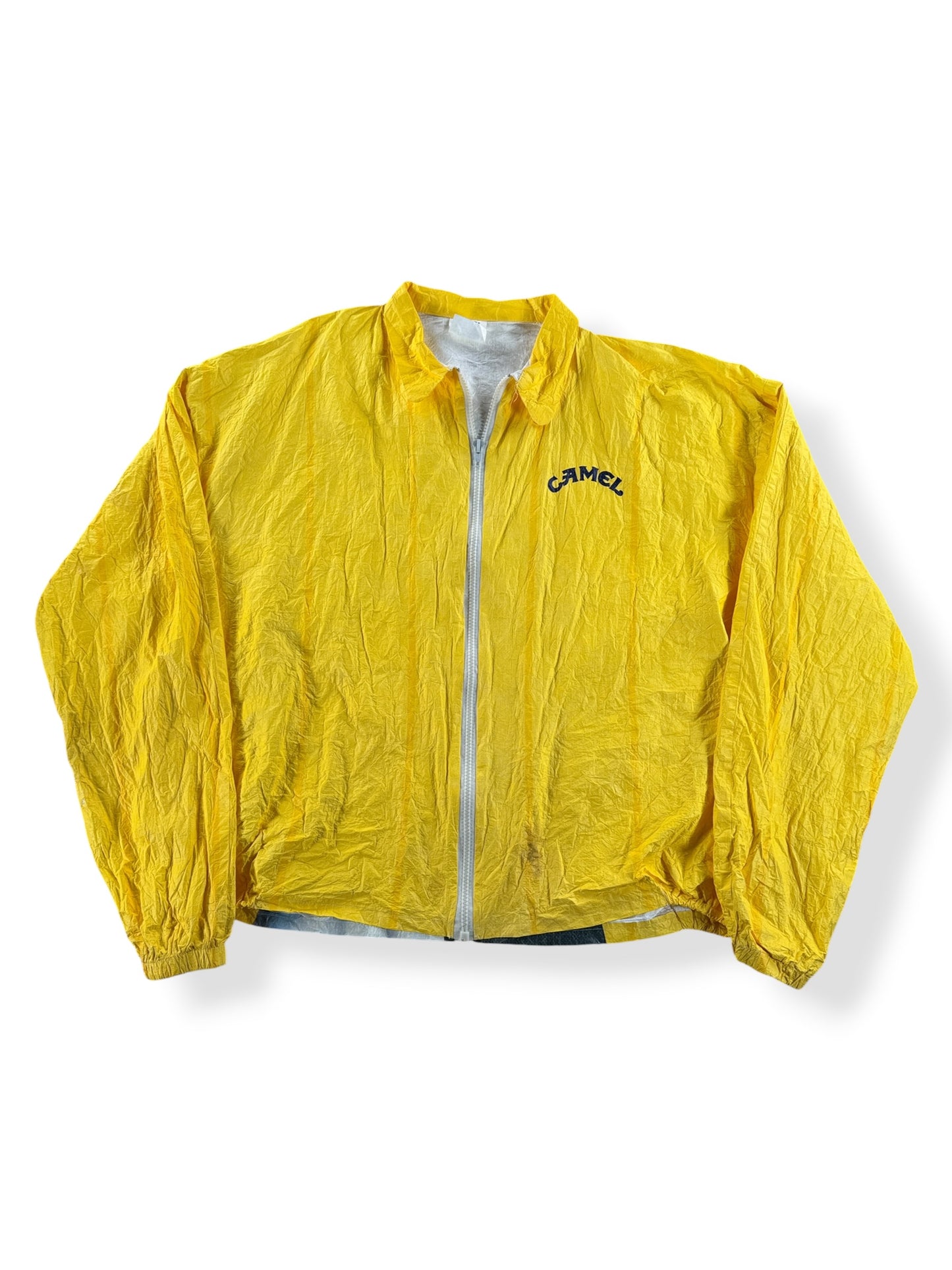 Front of Vintage Camel Windbreaker SZ XL