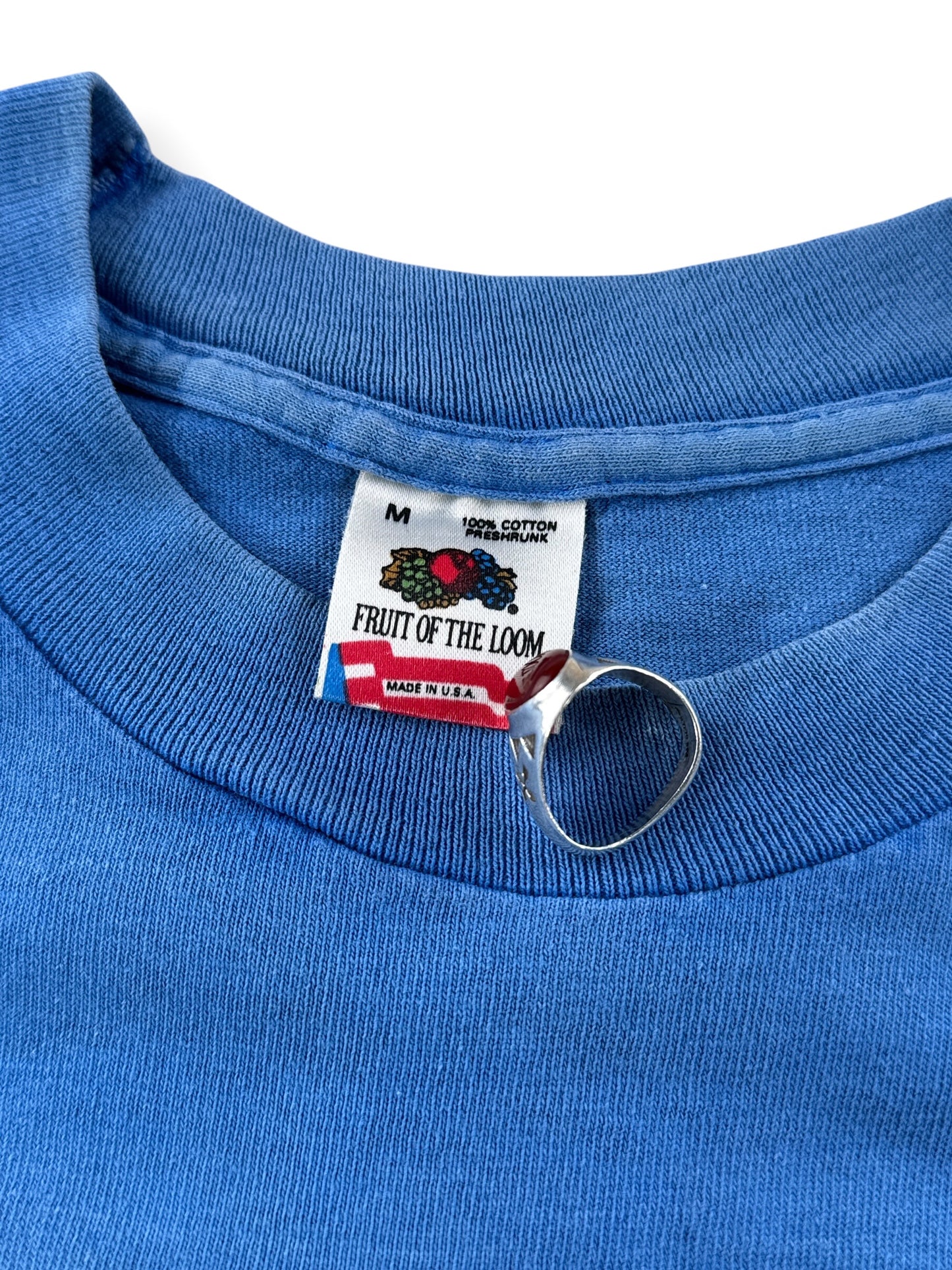 Tag on Vintage 1989 Seahawks Steve Largent End of An Era Tee SZ M (Fits S)
