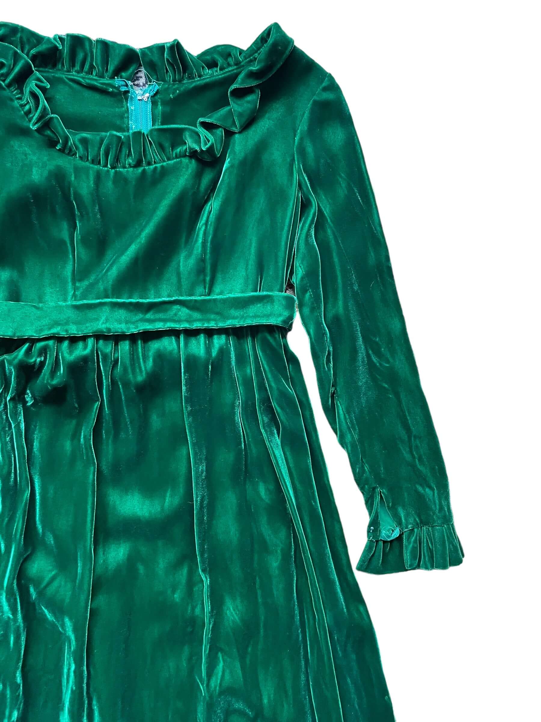 Vintage 1960s Green Velvet Dress The Barn Owl Vintage Goods Vintage 1960s Green Velvet Dress The Barn Owl Vintage Goods