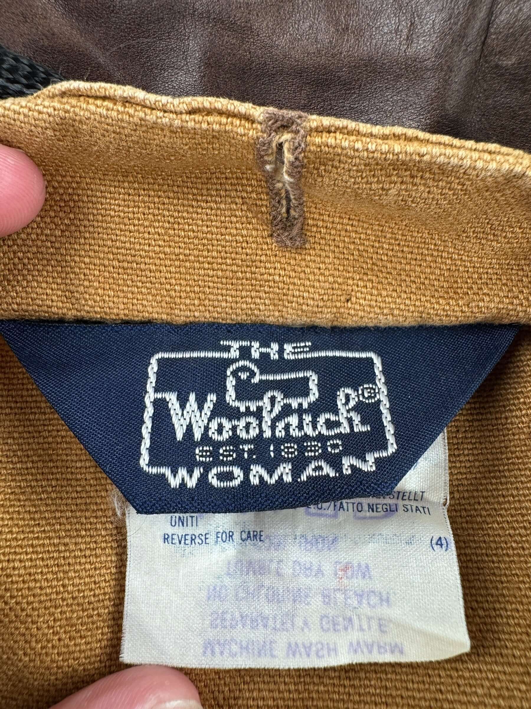 Tag on Vintage Ladies Woolrich Field Coat SZ L
