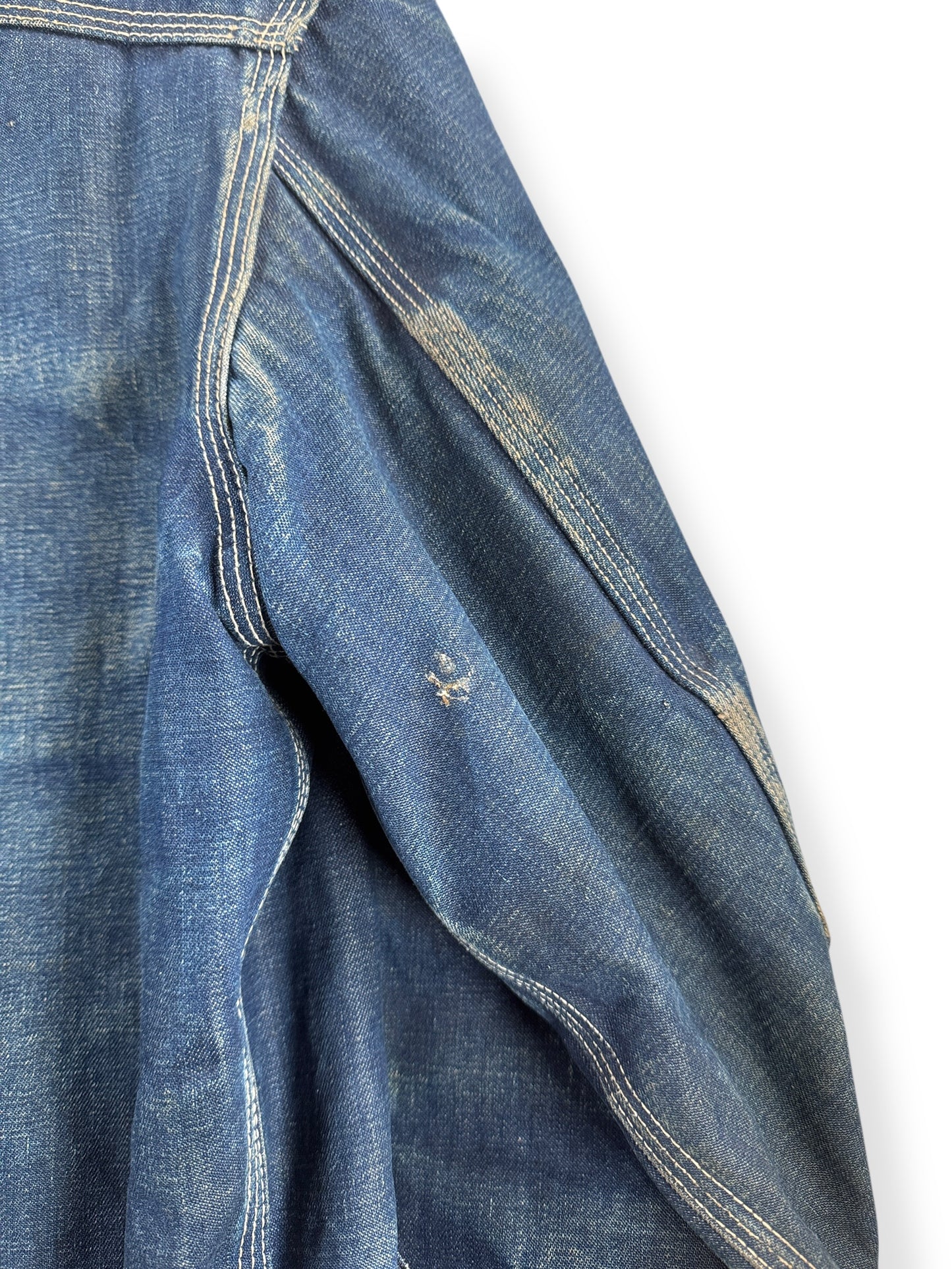 Stain on Vintage 70s Era Lee 191-LB Denim Jacket SZ 38