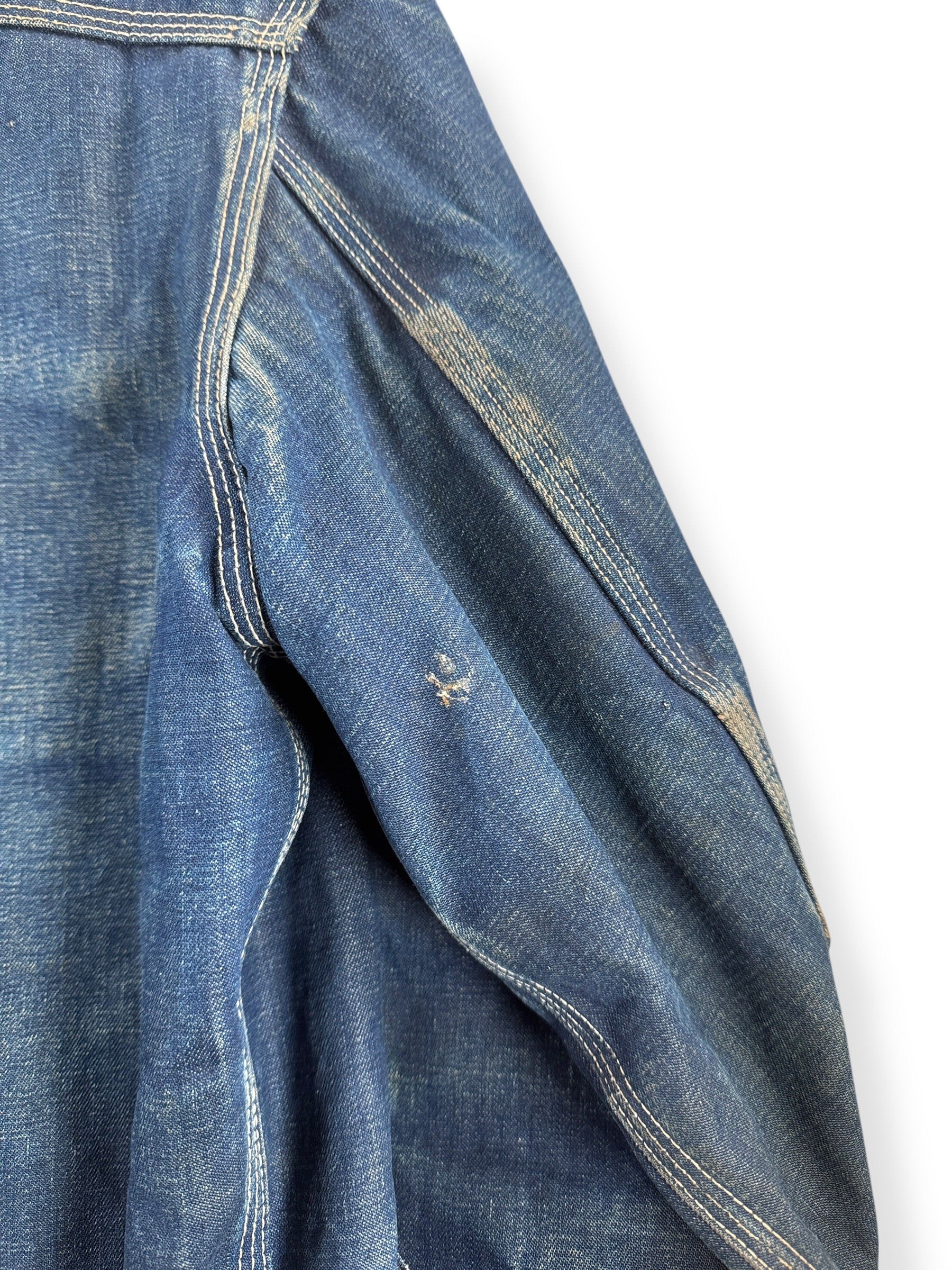 Stain on Vintage 70s Era Lee 191-LB Denim Jacket SZ 38
