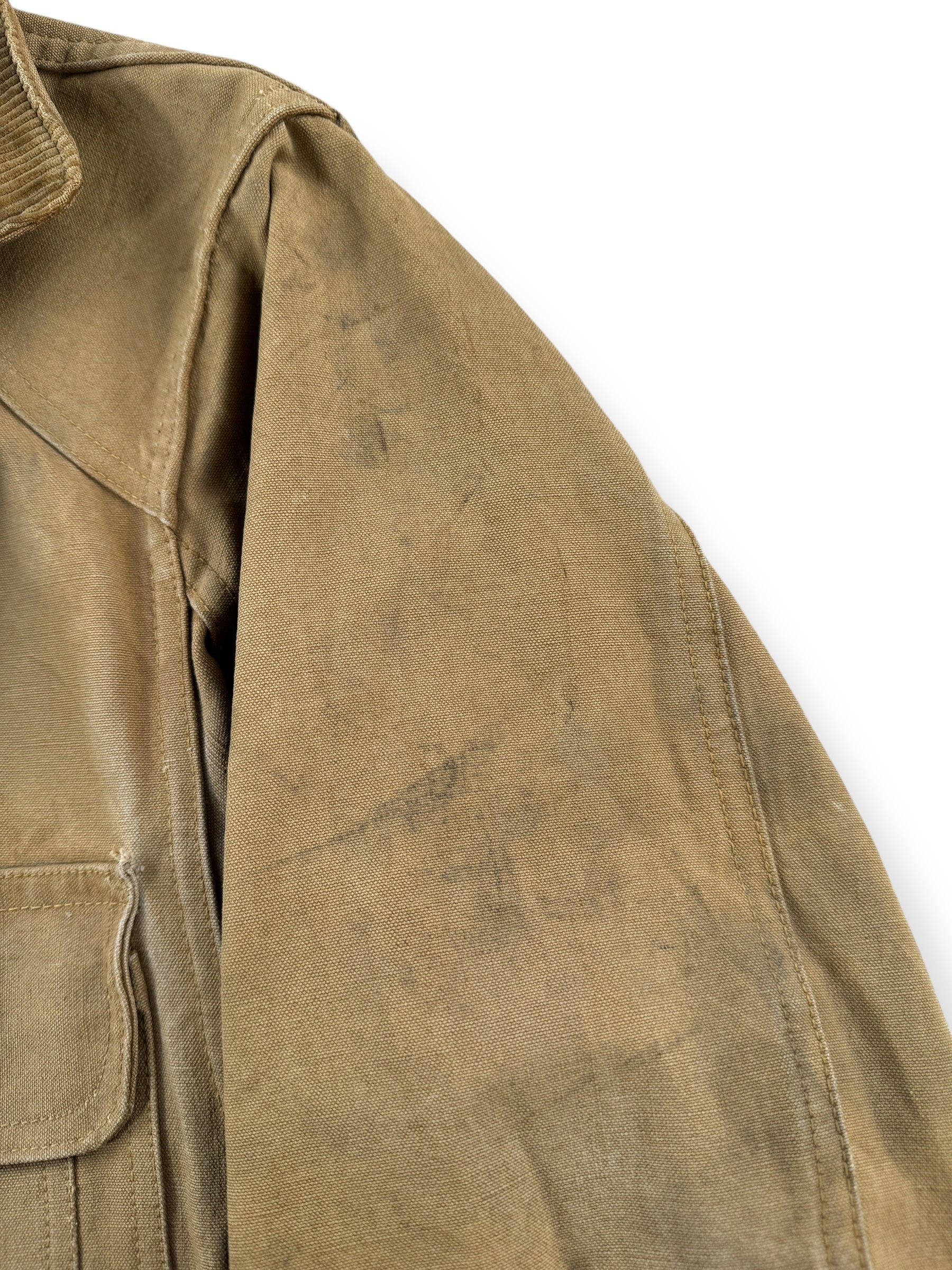 Stains on Vintage Hunting Jacket SZ L AS IS