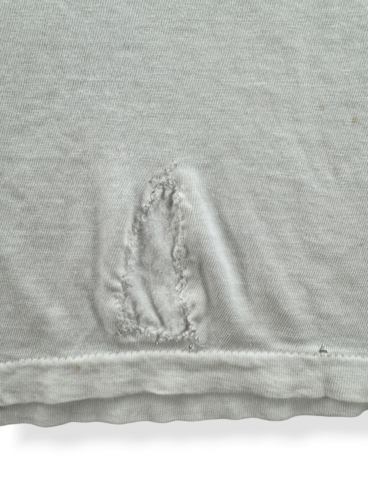 Repair on front of Vintage Wrestling Tee SZ M