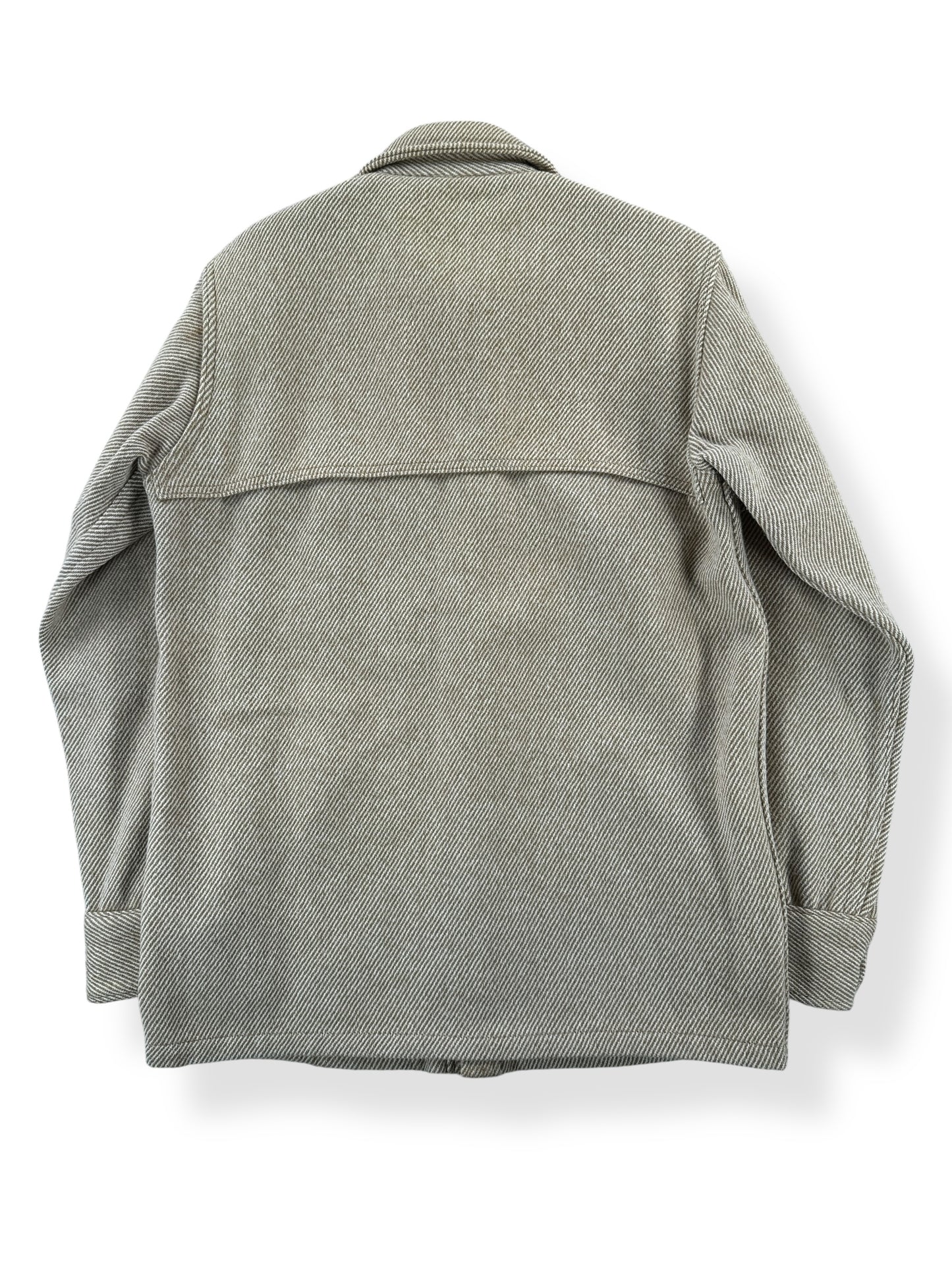Back of Vintage Woolrich Halibut Cape Coat SZ S