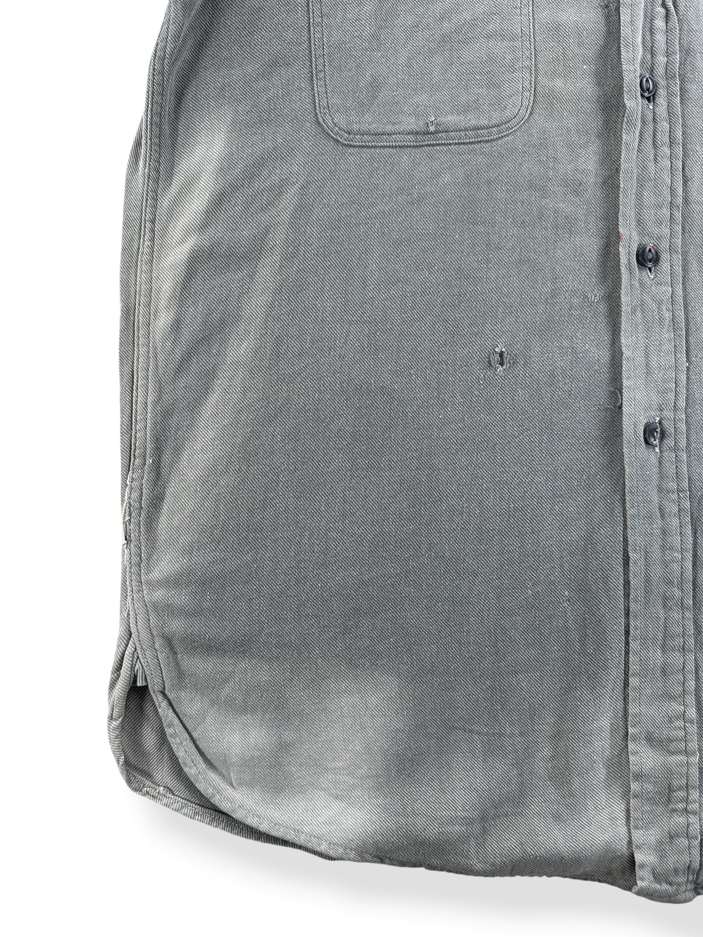 Fading on Vintage Big Mac Short Sleeve Work Shirt SZ M