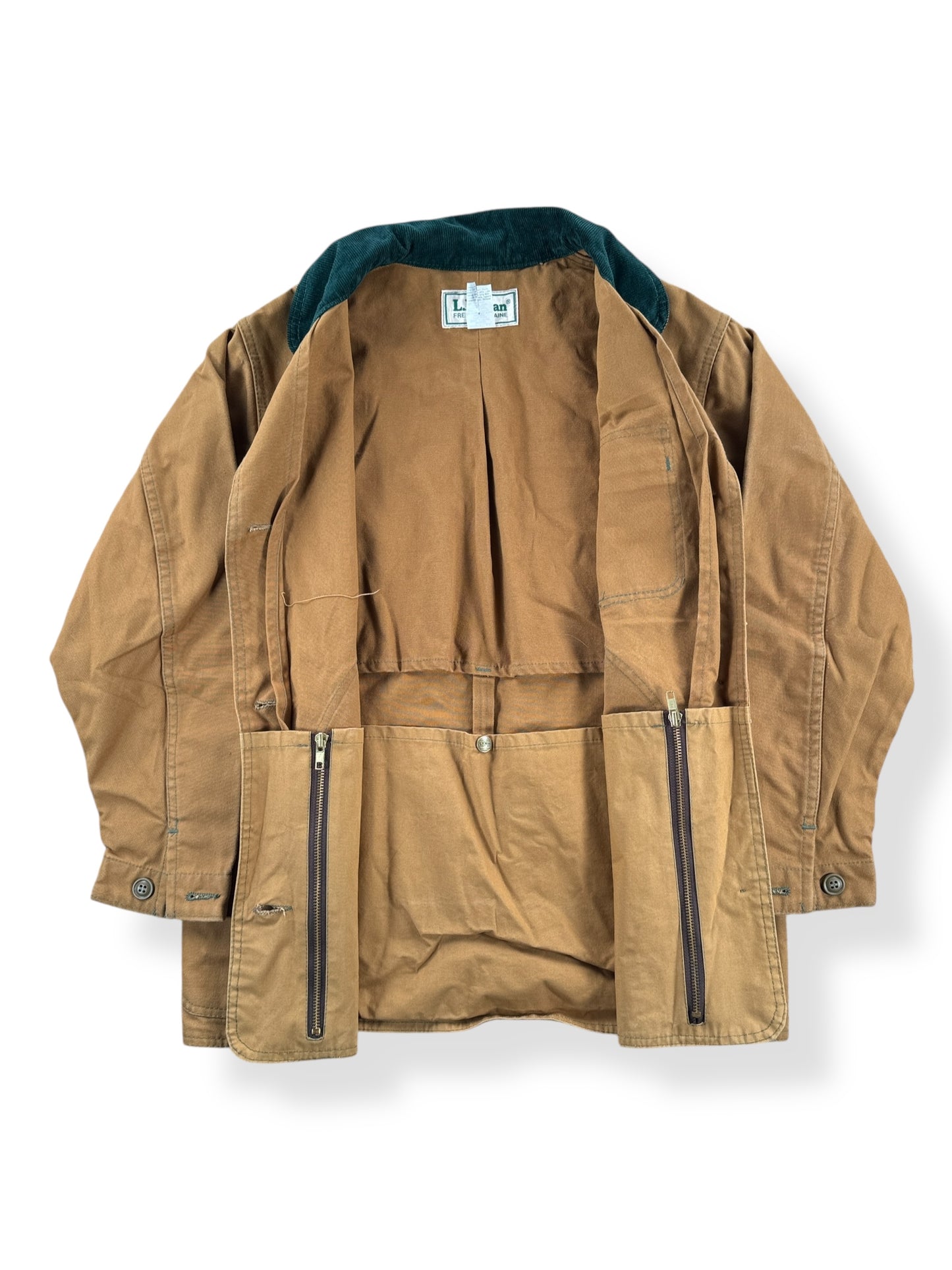 Inside of Vintage LL Bean Barn Coat SZ S
