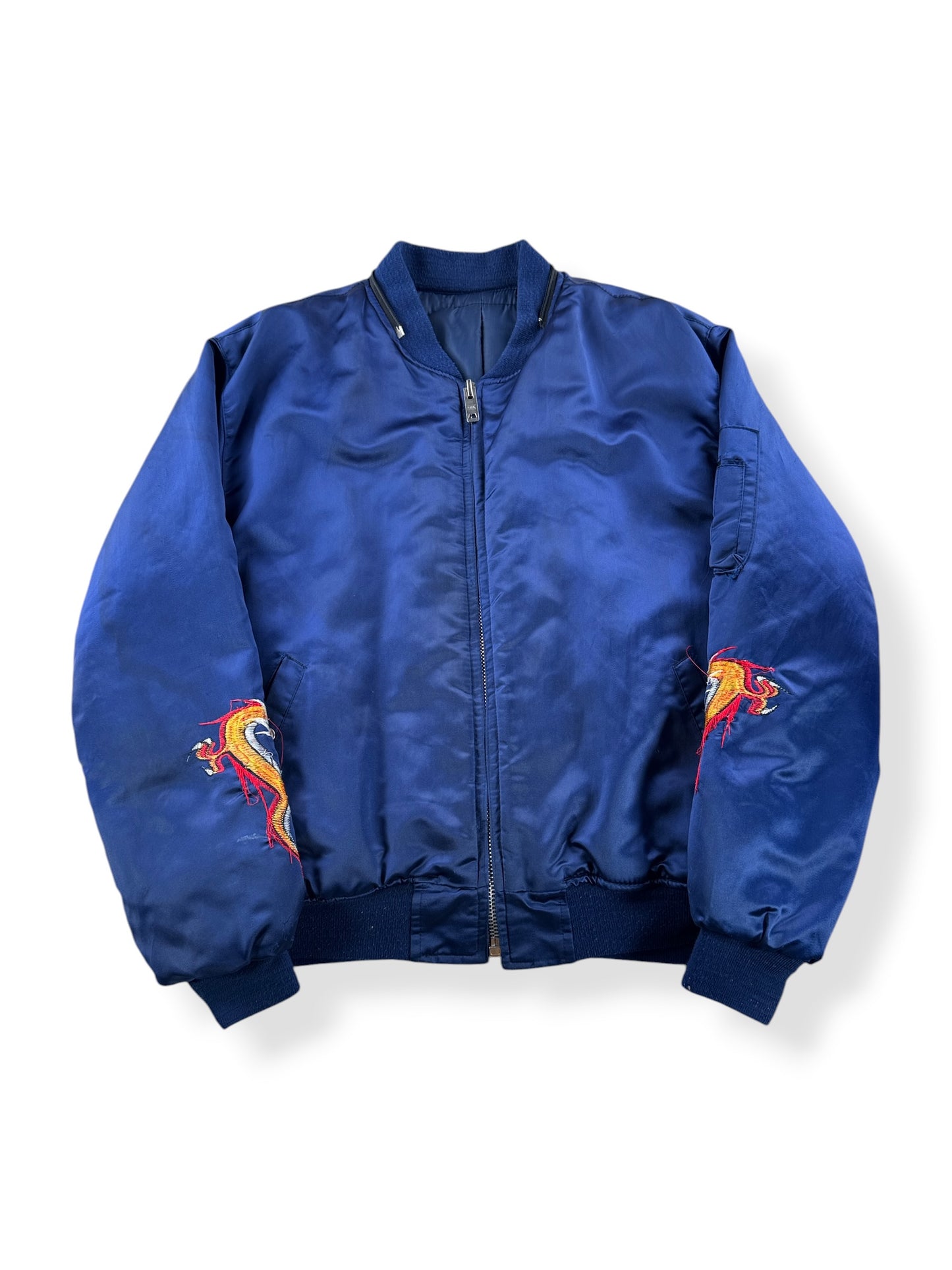 Front of Vintage 80s Korea Souvenir Jacket SZ XL