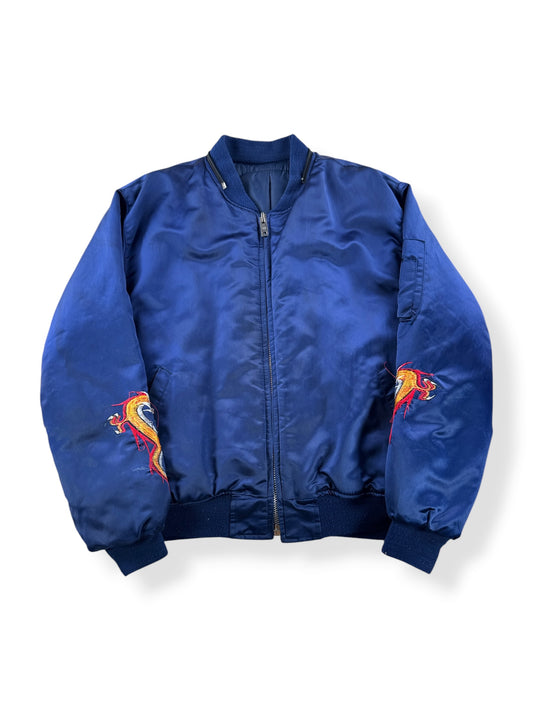 Front of Vintage 80s Korea Souvenir Jacket SZ XL