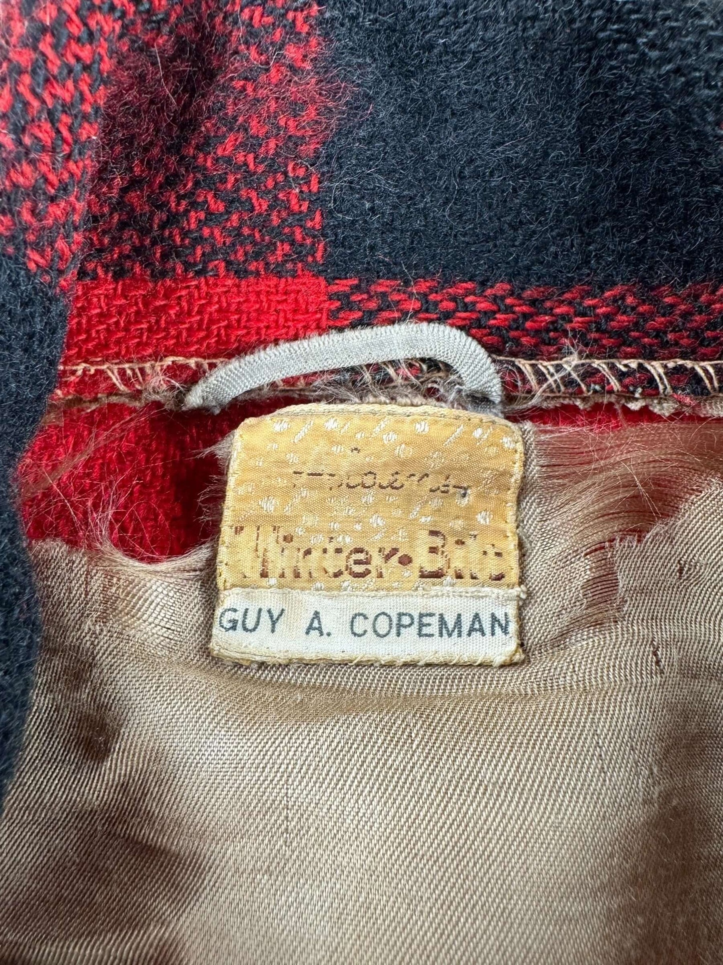 Label on Vintage Timber-Bilt Two-Tone Jacket SZ M