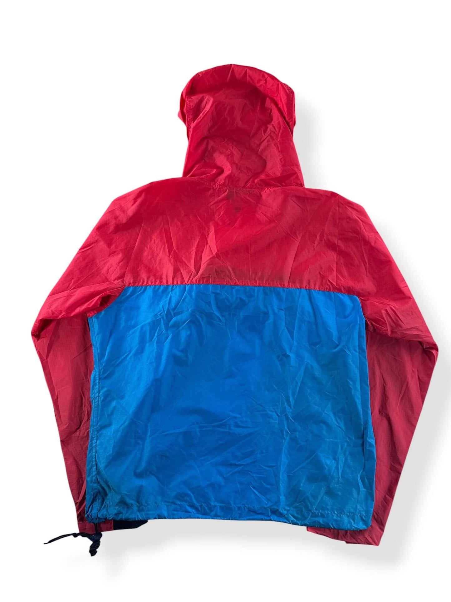 Back of Vintage Patagonia Blue And Red Windbreaker SZ M