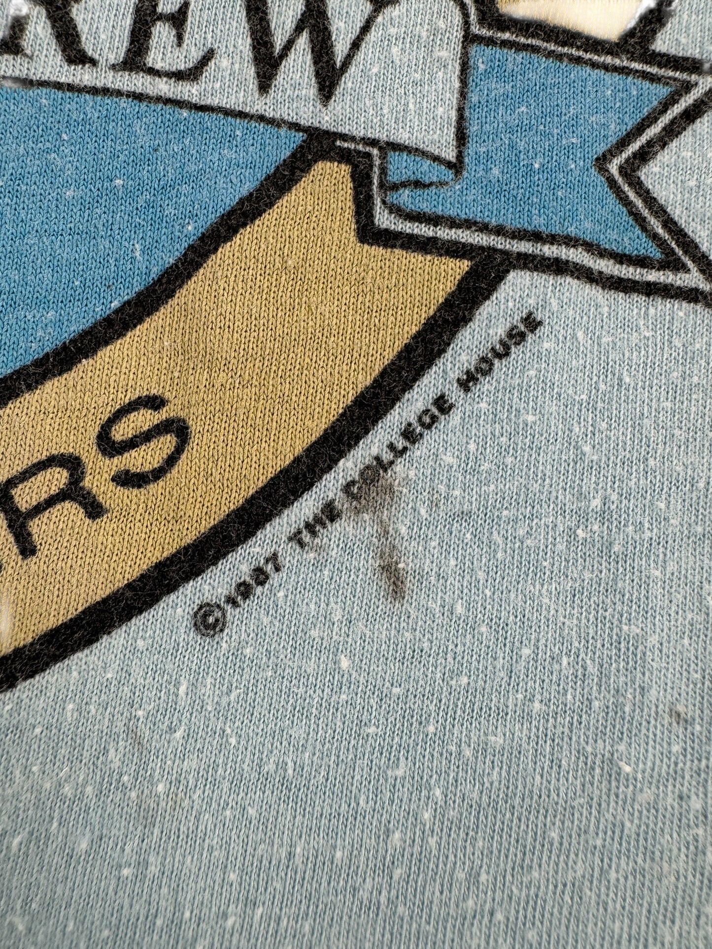Trademark on Vintage Whale Ale Beer Tee SZ L