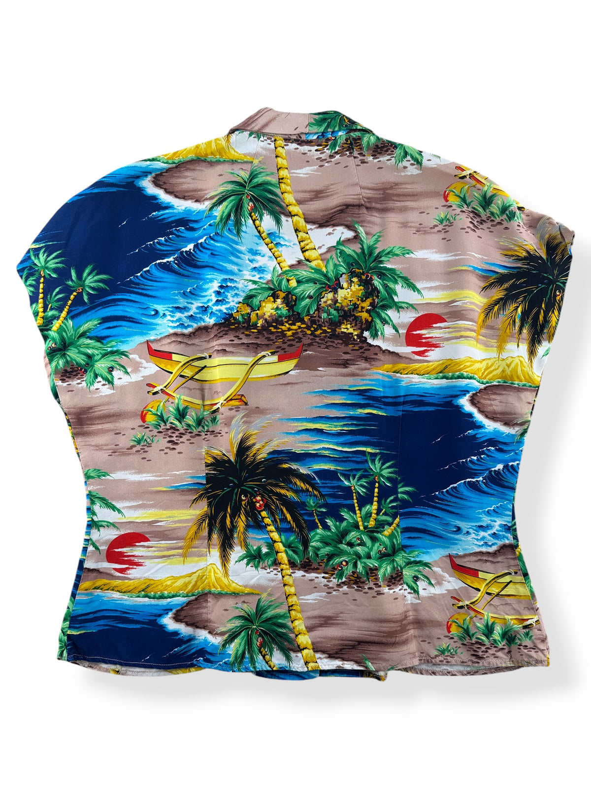 Back of Vintage Hale Hawaii Womens Top SZ 20