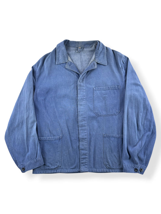 Front of Vintage Denim French Chore Coat SZ M/L