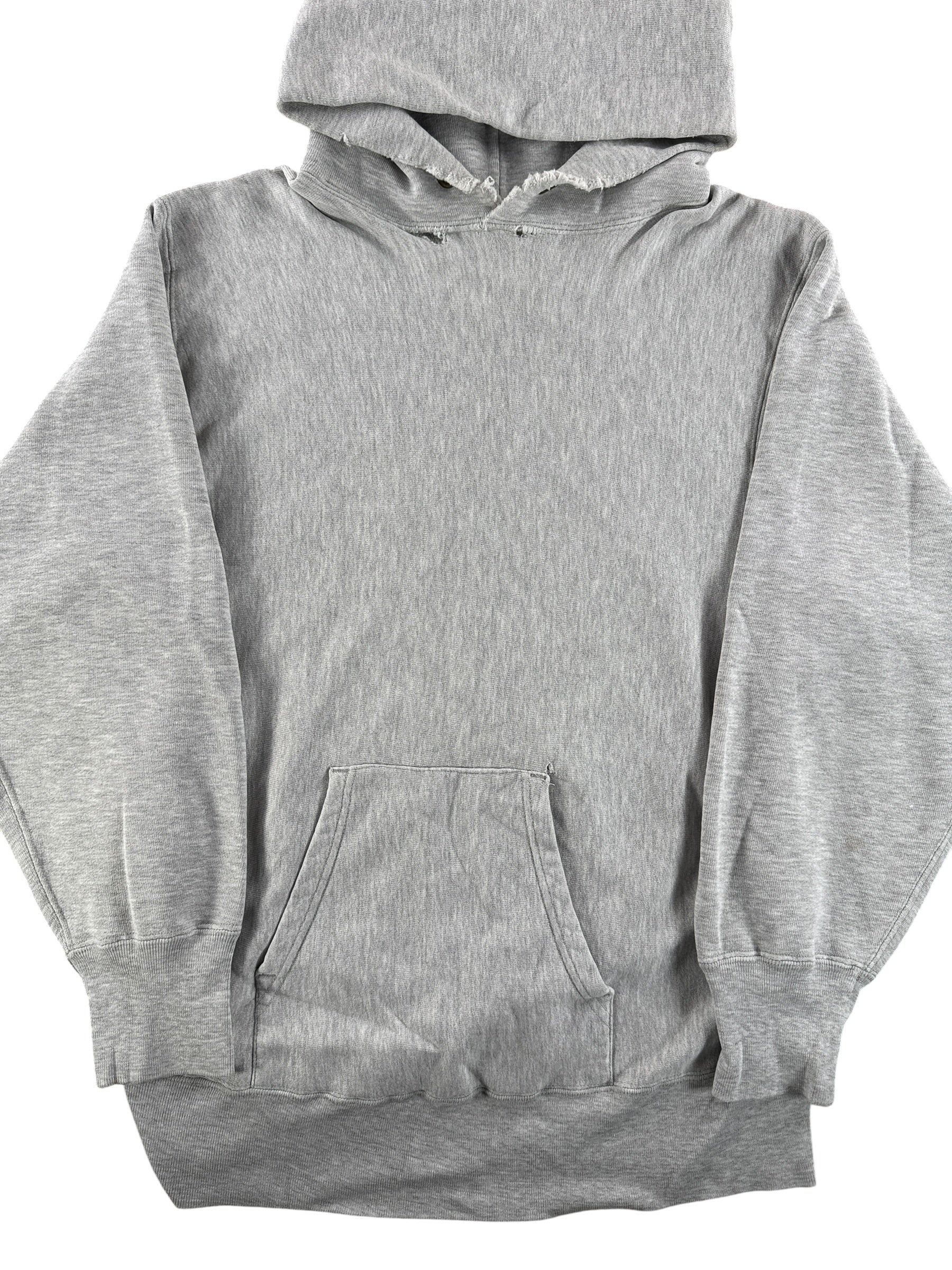 Front Close Up of Vintage Champion Reverse Weave Hoodie SZ XL (Fits L)