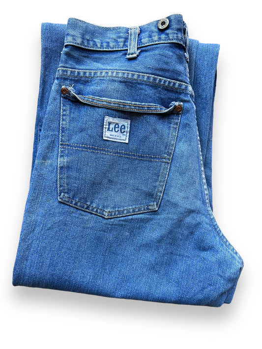 Folded View of Vintage Lee Carpenter Jeans W32 | Vintage Denim Workwear Seattle | Barn Owl Vintage Clothing