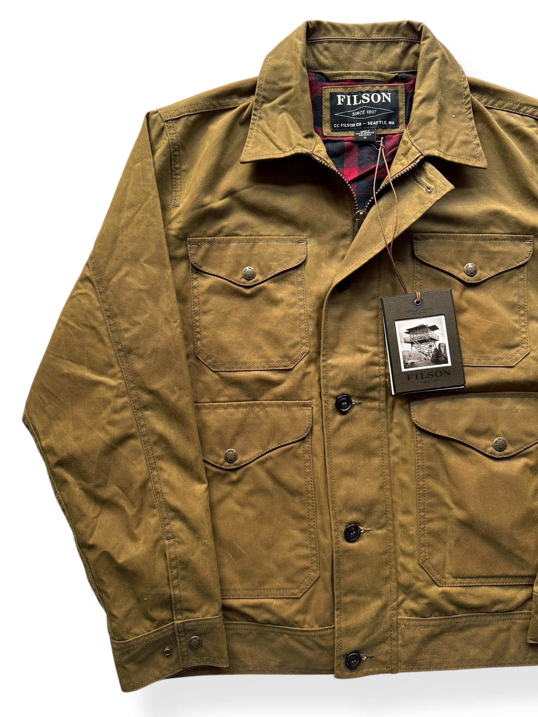 Front Right of NOS Filson Northway Jacket SZ M