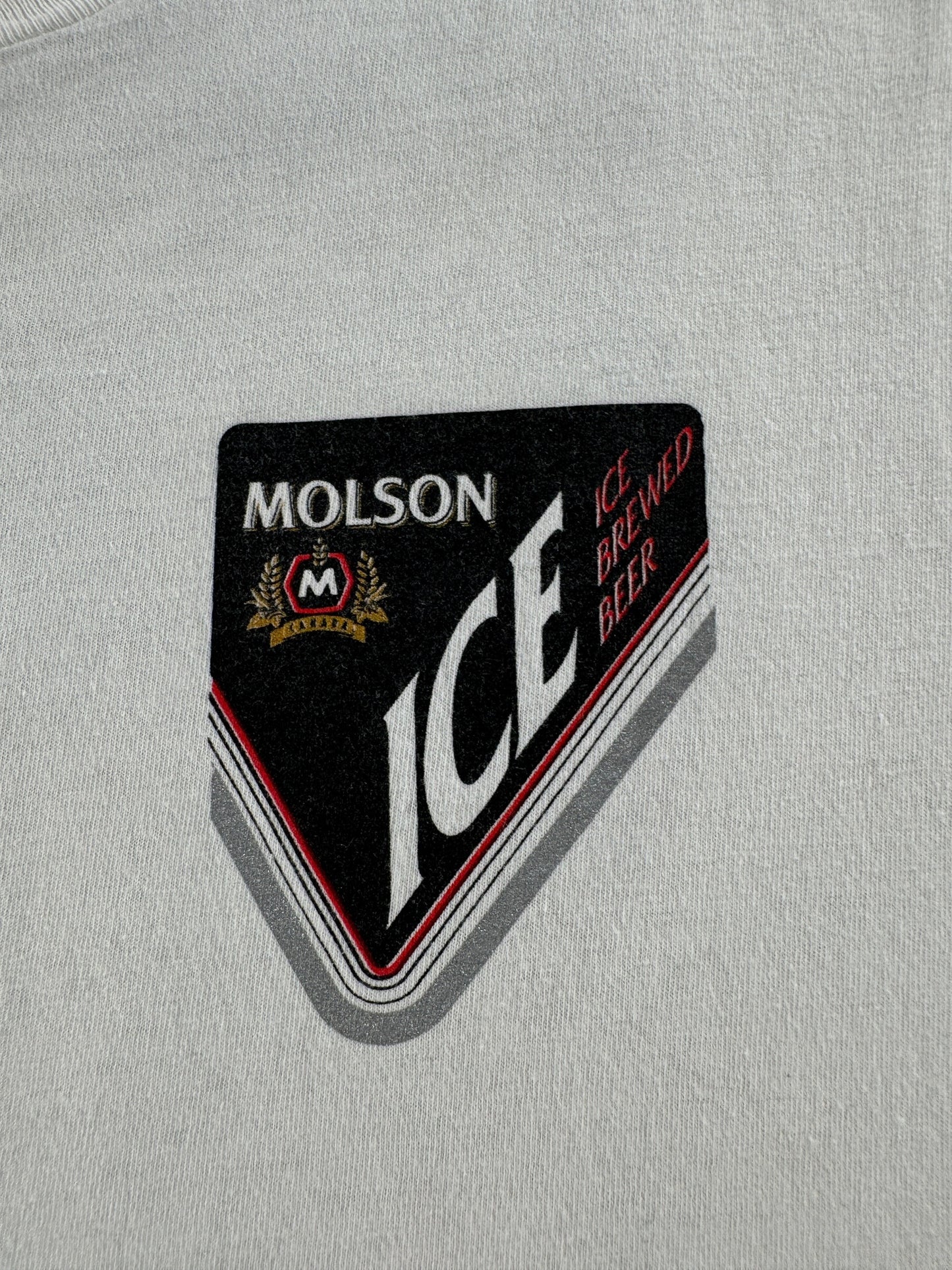 Graphic of Vintage Molson Ice Tee SZ M