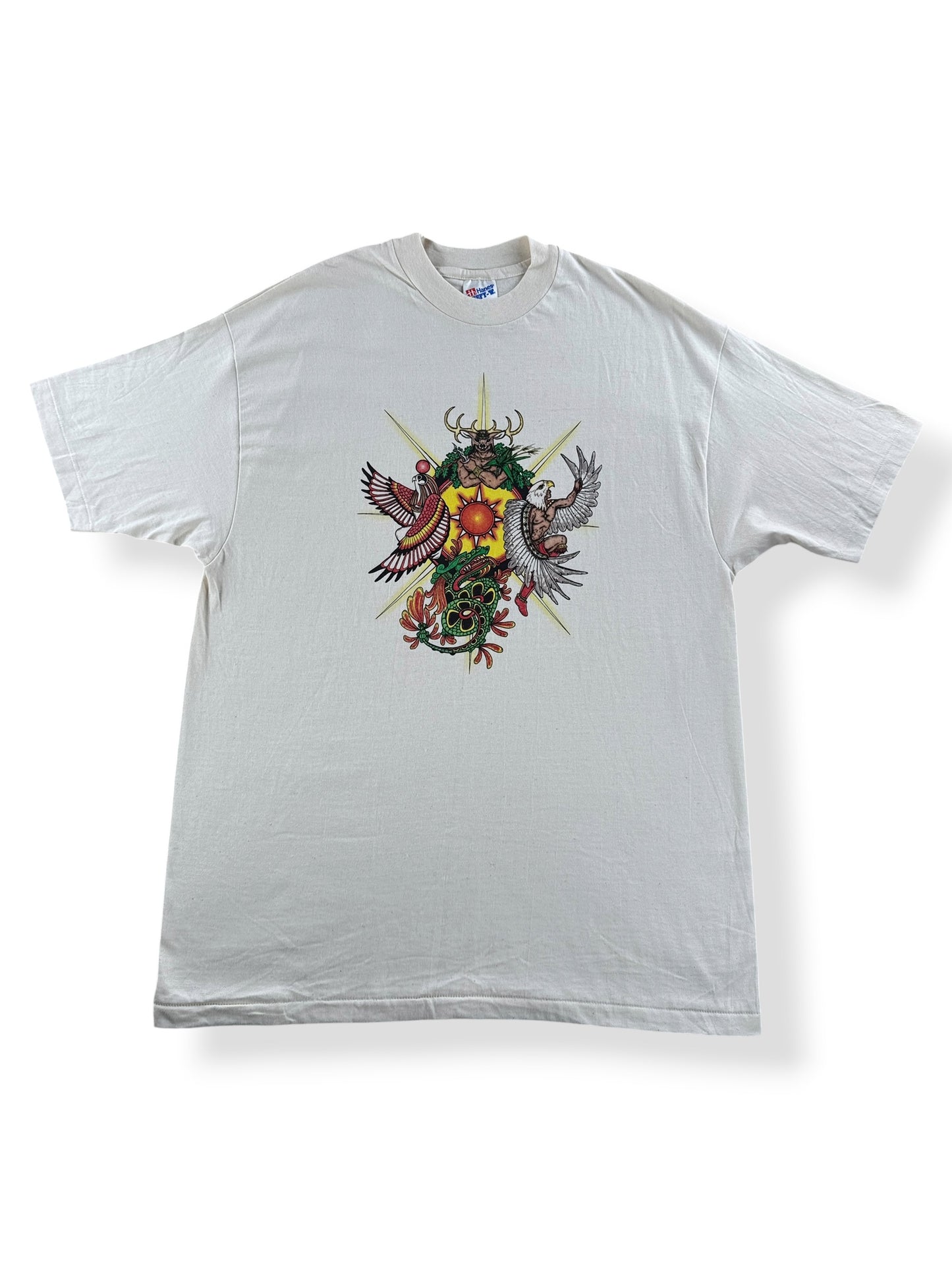 Front of Vintage Nature Art Tee SZ XL