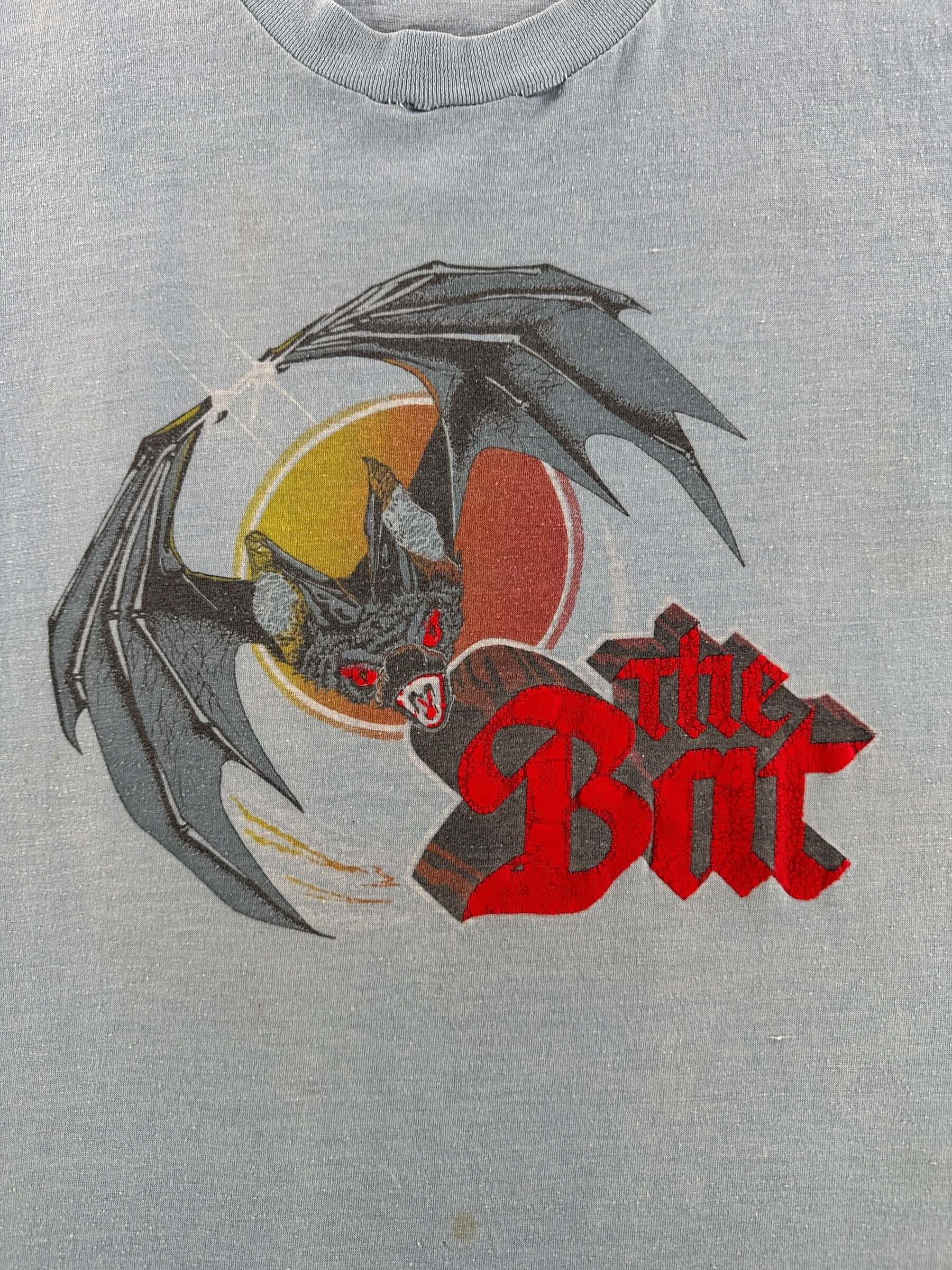 Graphic of Vintage The Bat Kings Island Roller Coaster Tee SZ XL (Fits M)