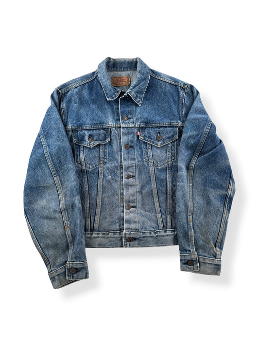 Front of Vintage Levi's Type III 4 Pocket Trucker Jacket SZ 46