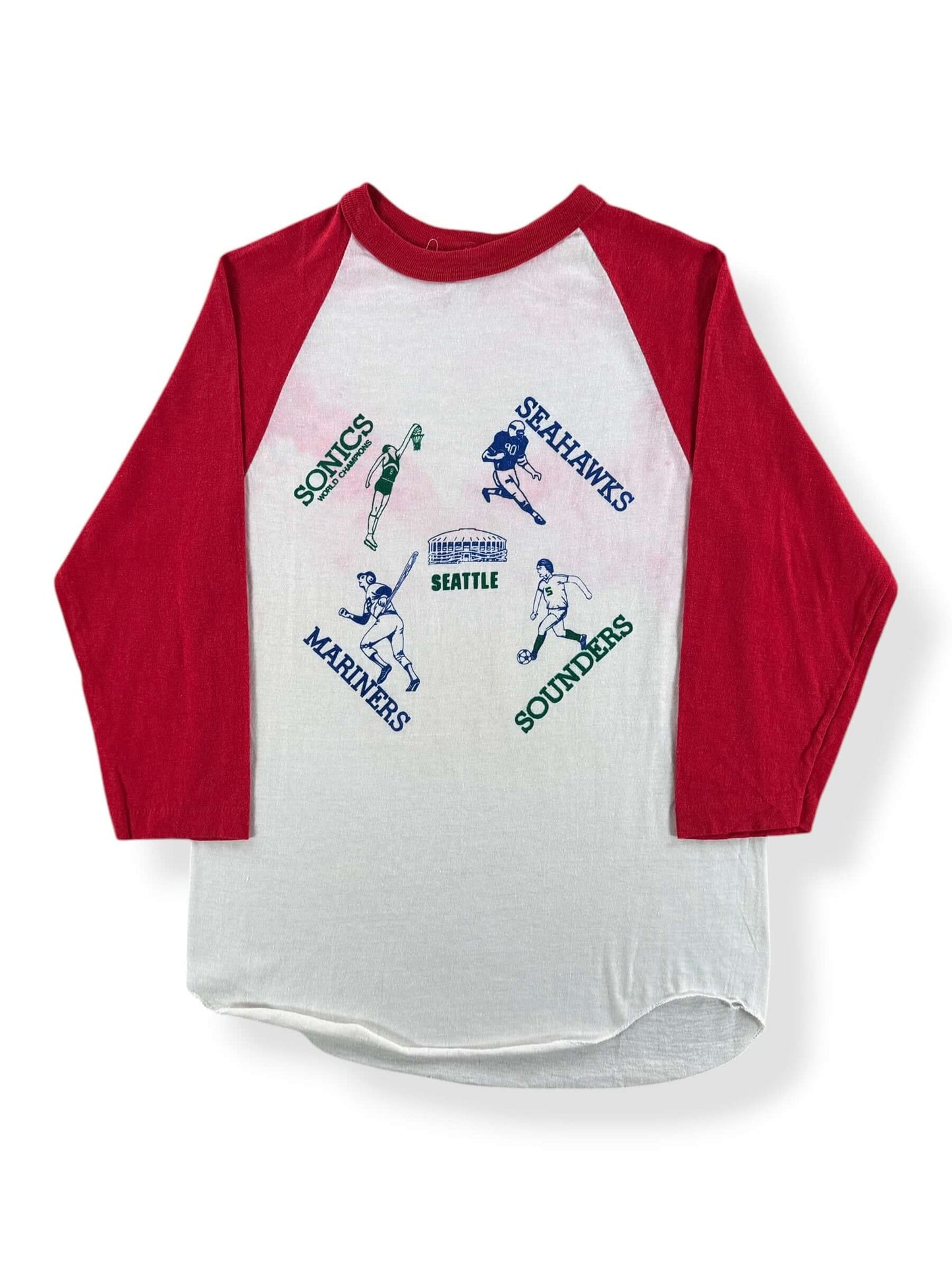 Front of Vintage Seattle Sports Teams Tee SZ XS/S (Youth L) - AS IS