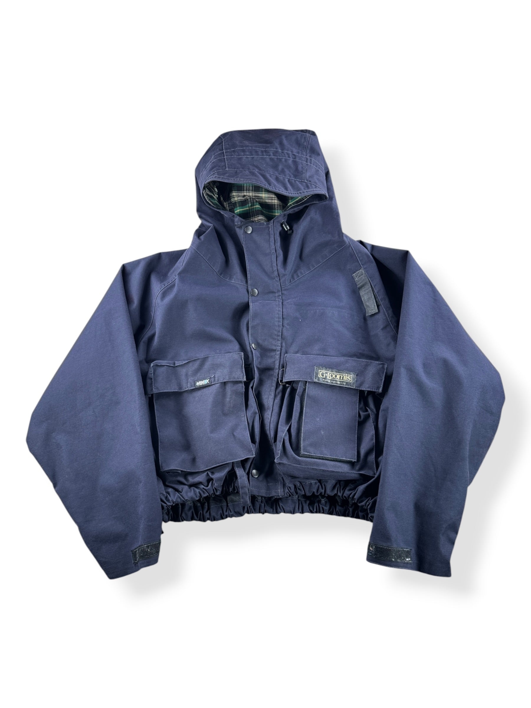 Front of Vintage 1980s G. Loomis Fishing Jacket SZ XL