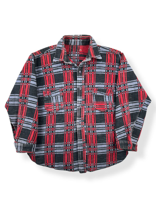 Front of Vintage 50s Unbranded Camp Flannel SZ S