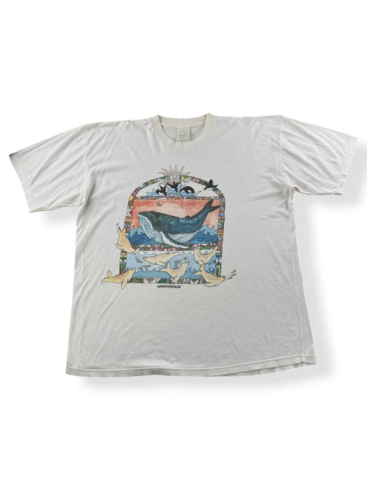 Front of Vintage Greenpeace Tee SZ XL